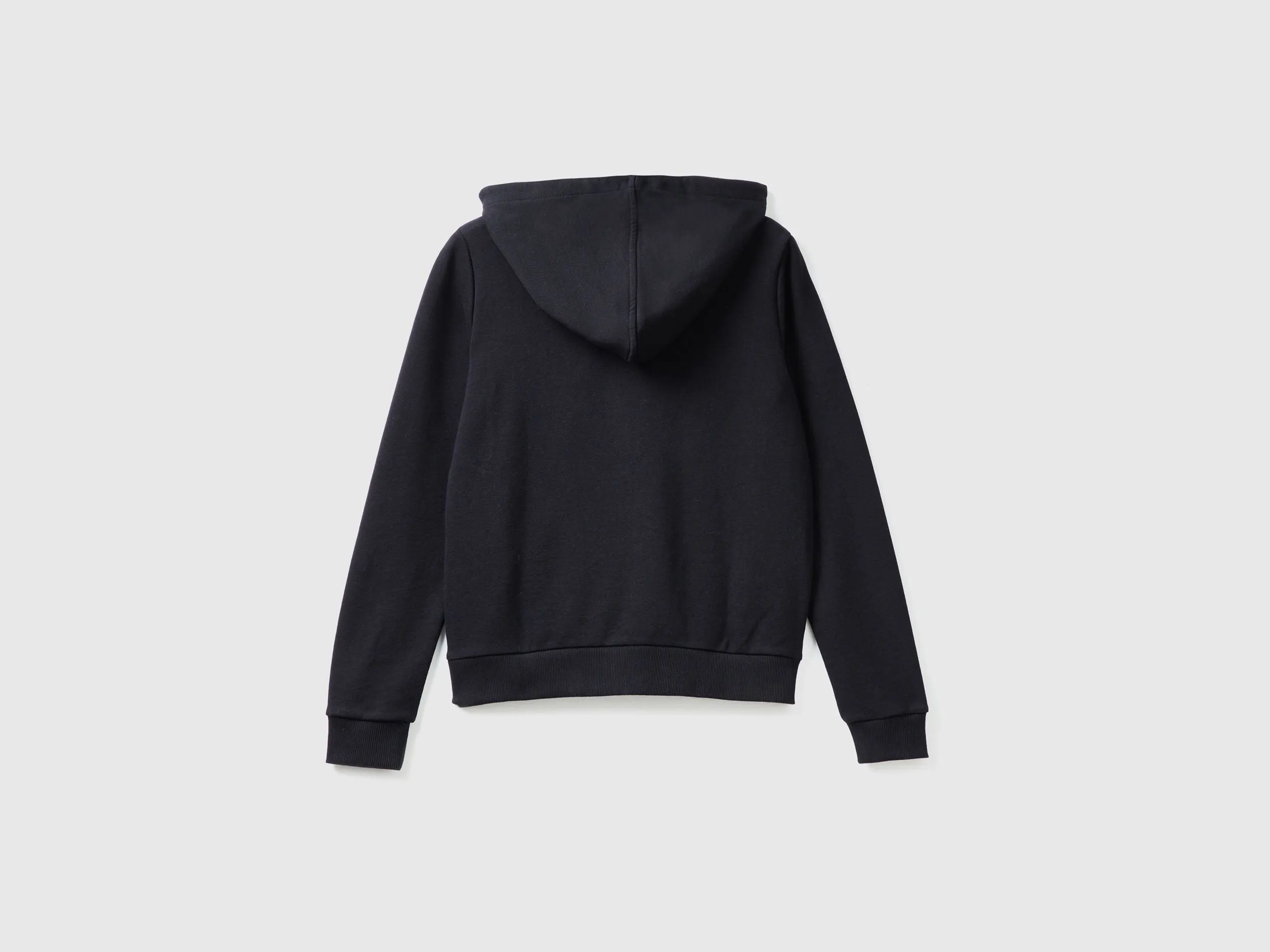 100% cotton sweatshirt with zip and hood