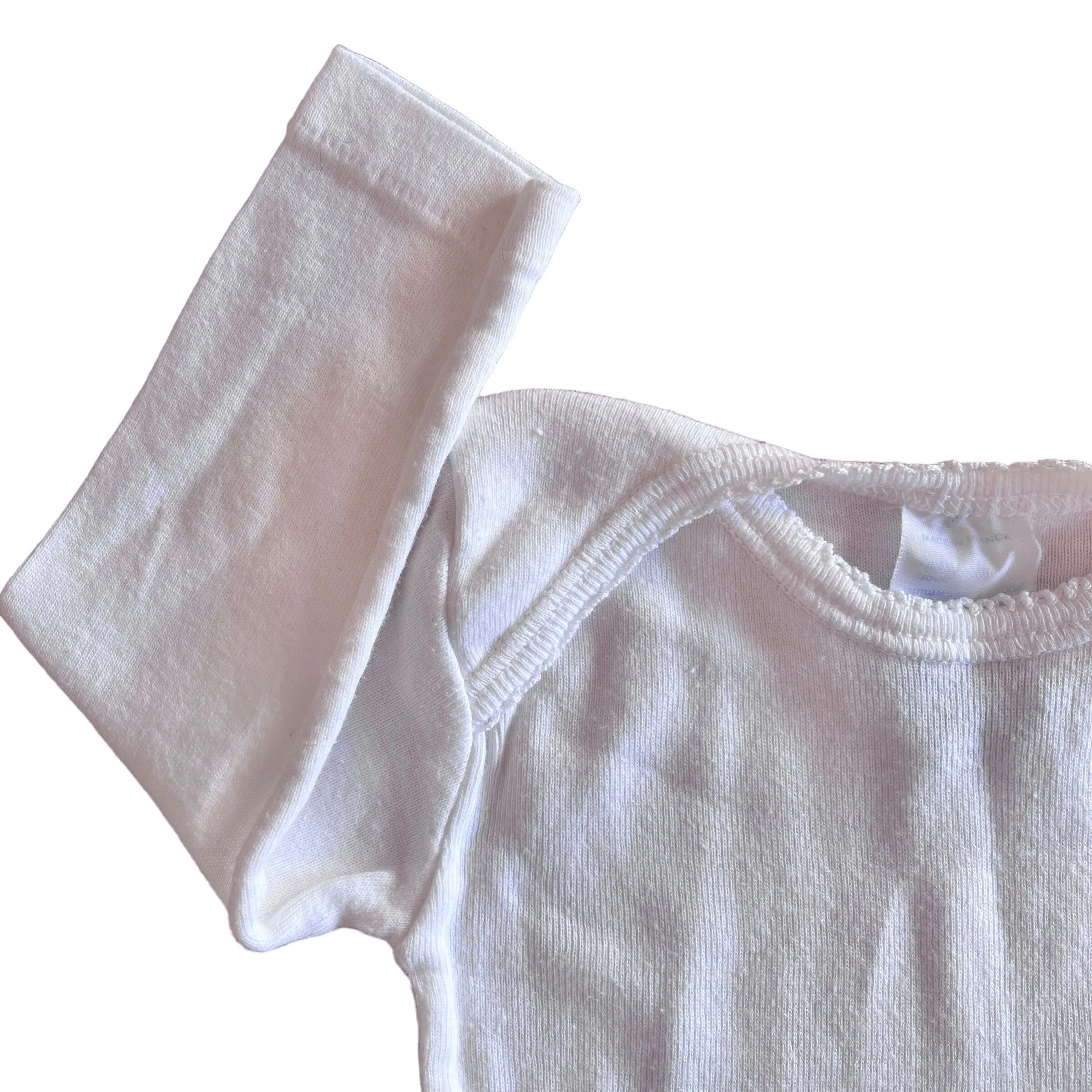 1970's White Baby Top / 3-6M