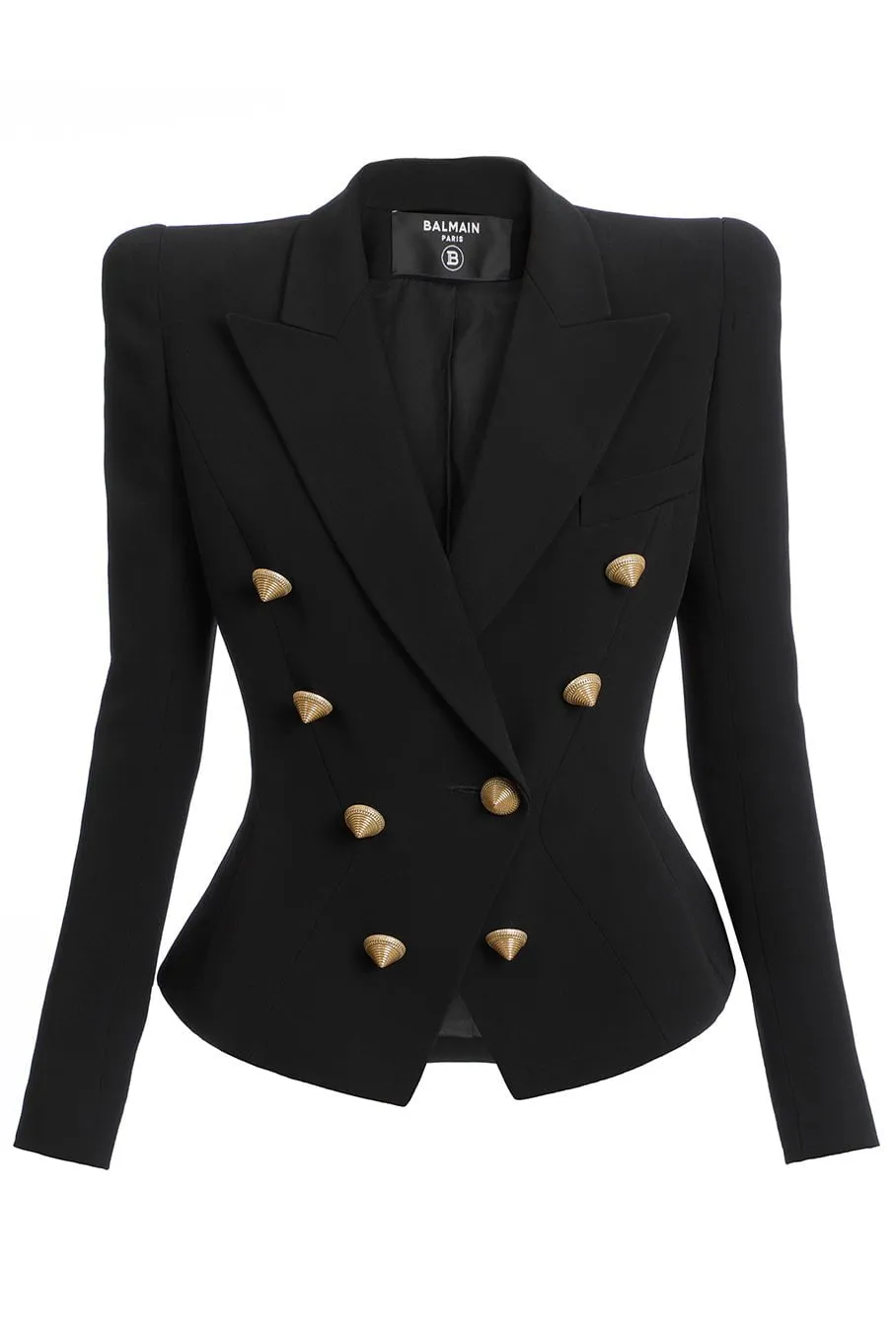 8 Button Jacket - Noir