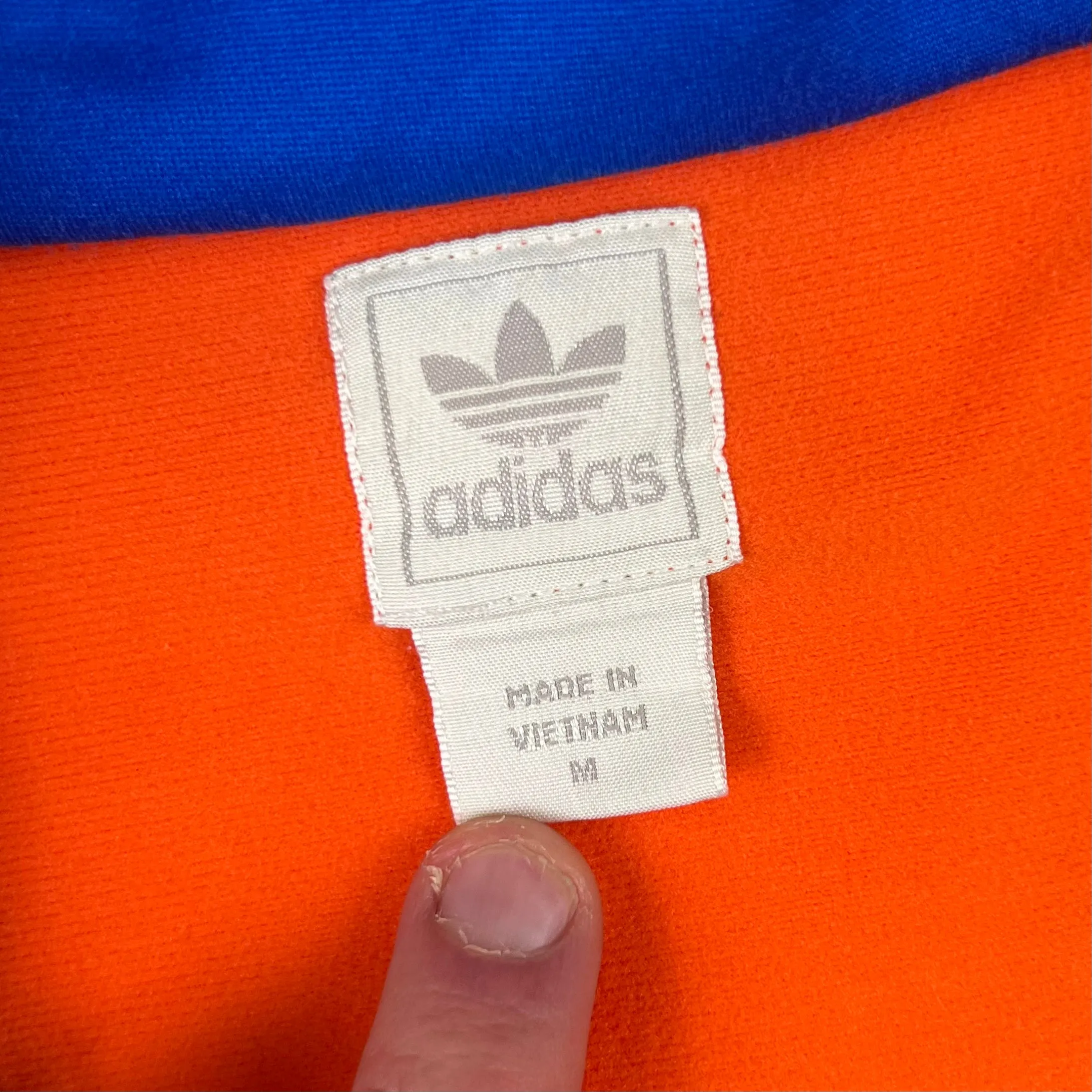 Adidas Originals New York Track Jacket 2007 Trefoil Blue Orange