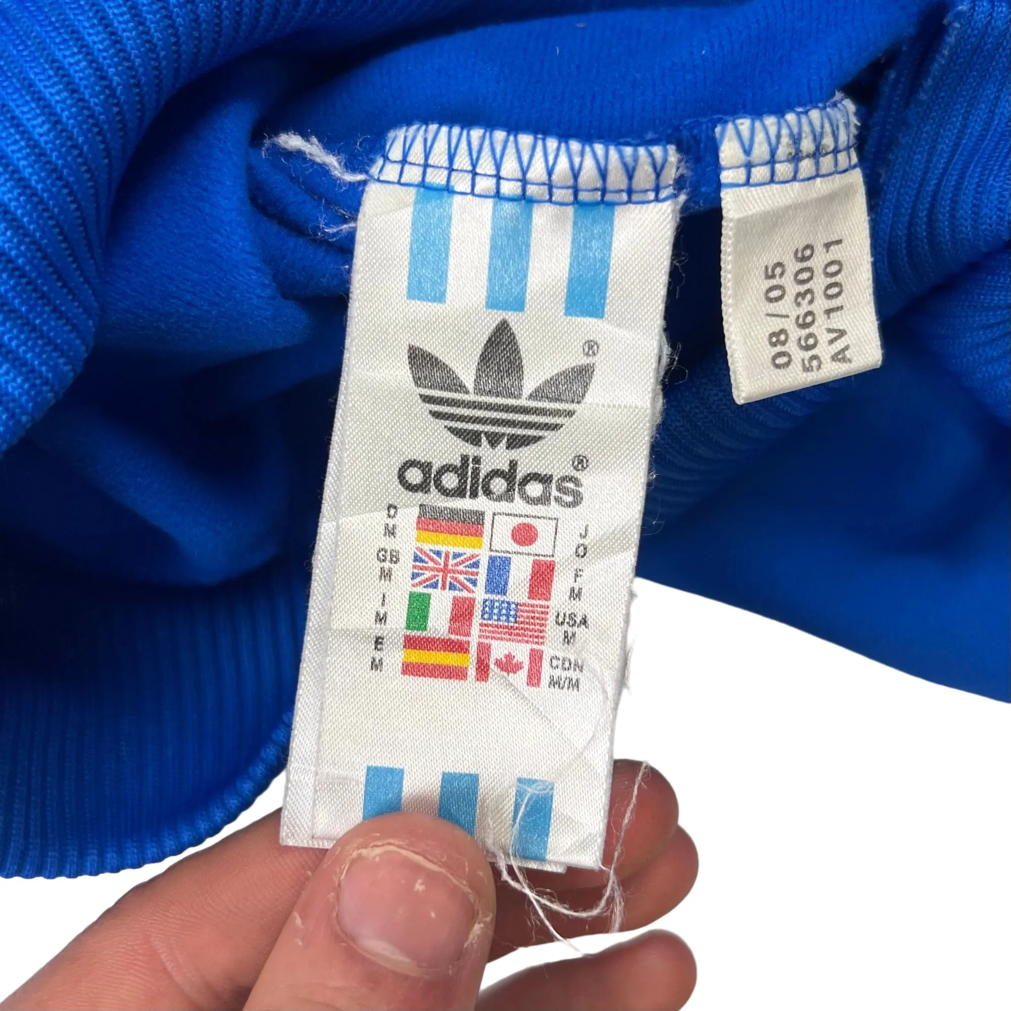 Adidas Originals New York Track Jacket 2007 Trefoil Blue Orange