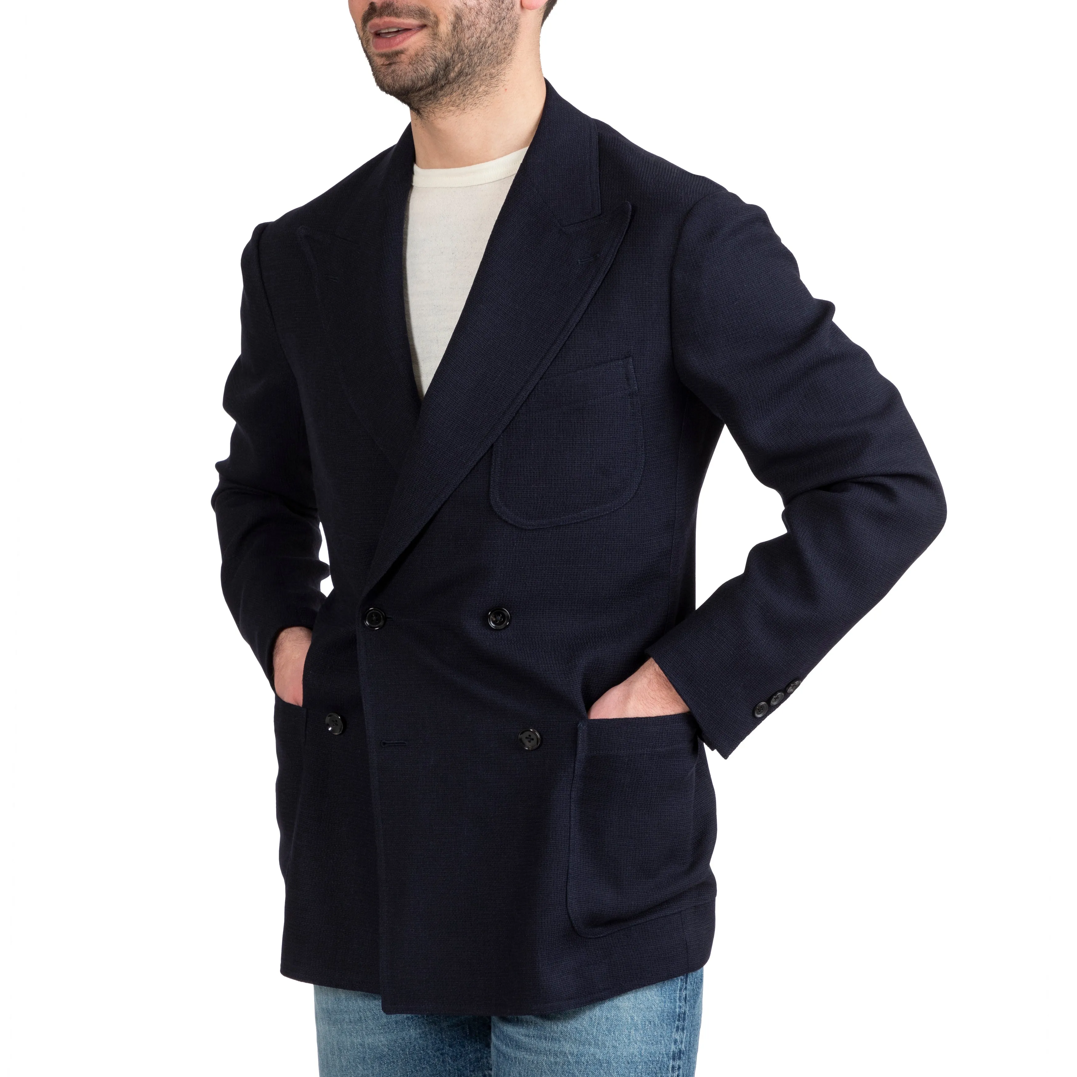 Alpaca Hopsack Model 16 Sport Coat