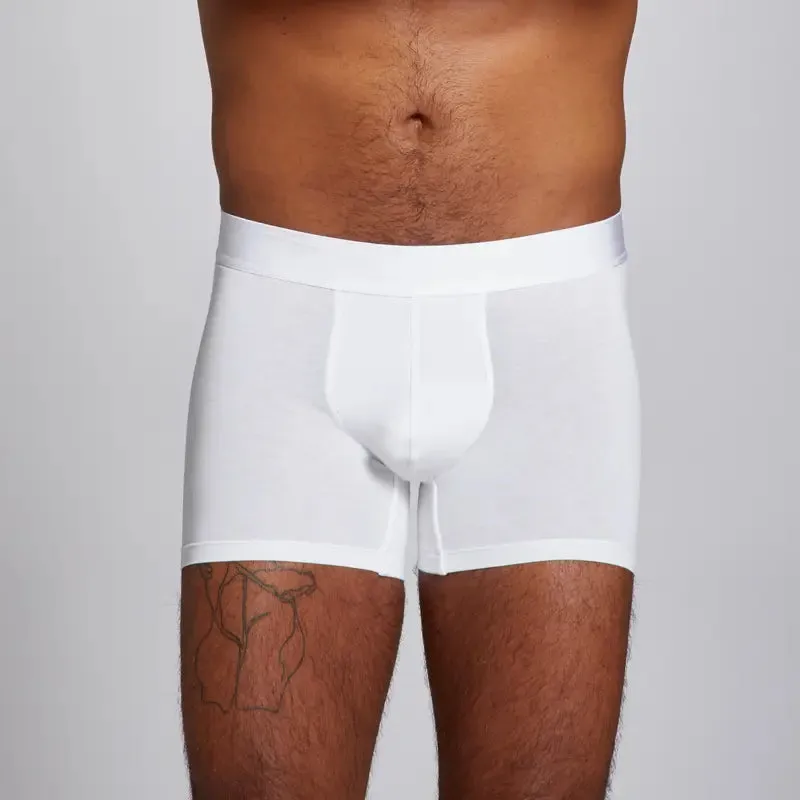 ALPHX Comfort Class Boxer Brief - Modern Fit - Frost White | ALPHX.com