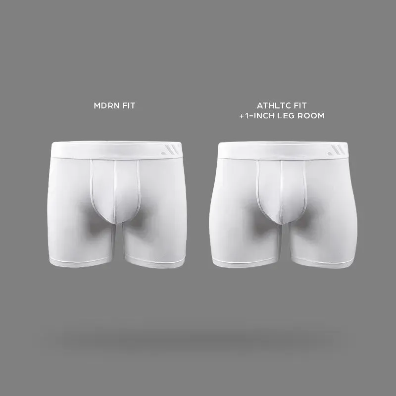 ALPHX Comfort Class Boxer Brief - Modern Fit - Frost White | ALPHX.com