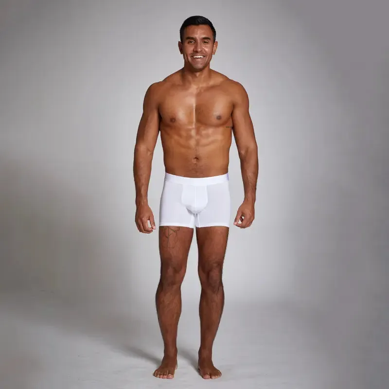 ALPHX Comfort Class Boxer Brief - Modern Fit - Frost White | ALPHX.com