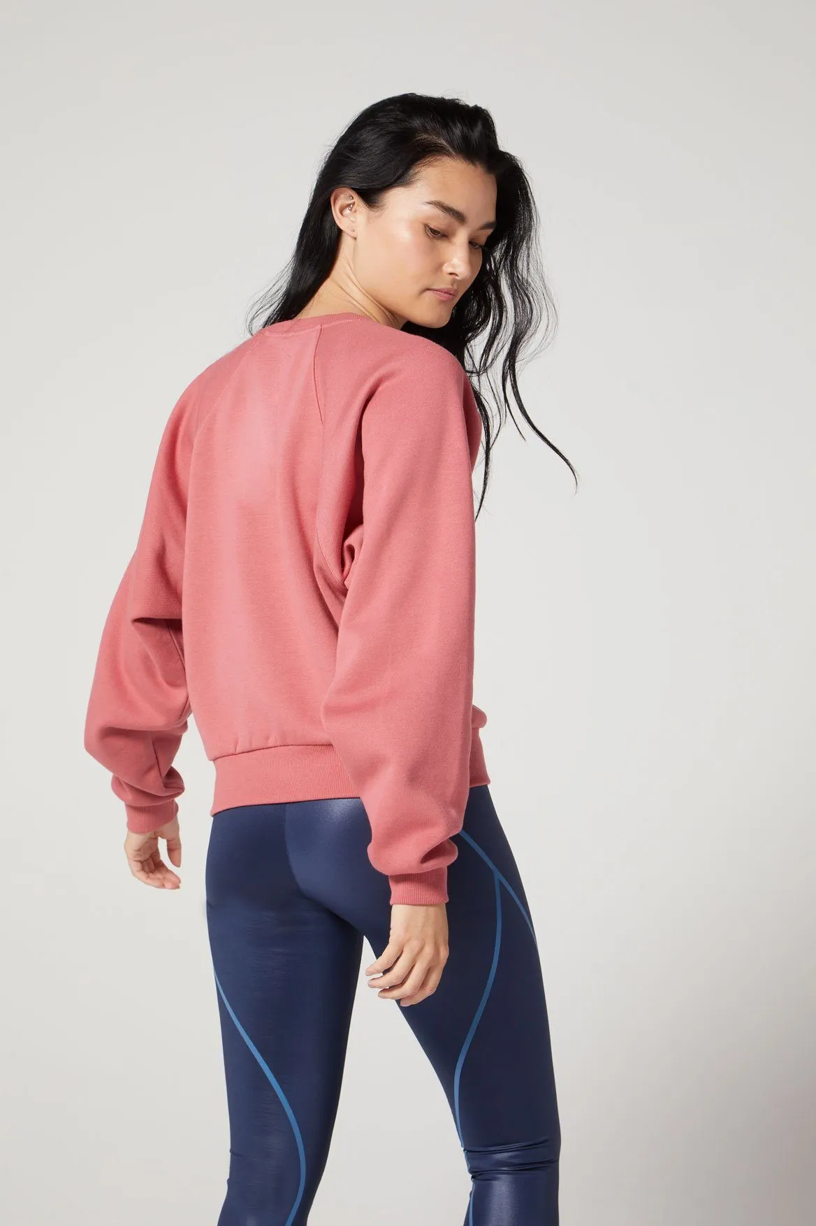 Amor Raglan Sweatshirt Rose Blush