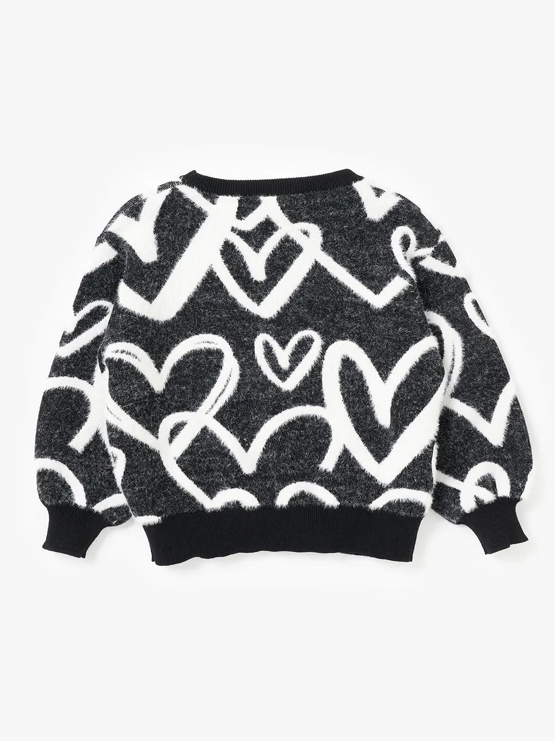 Avril Black Heart Jumper