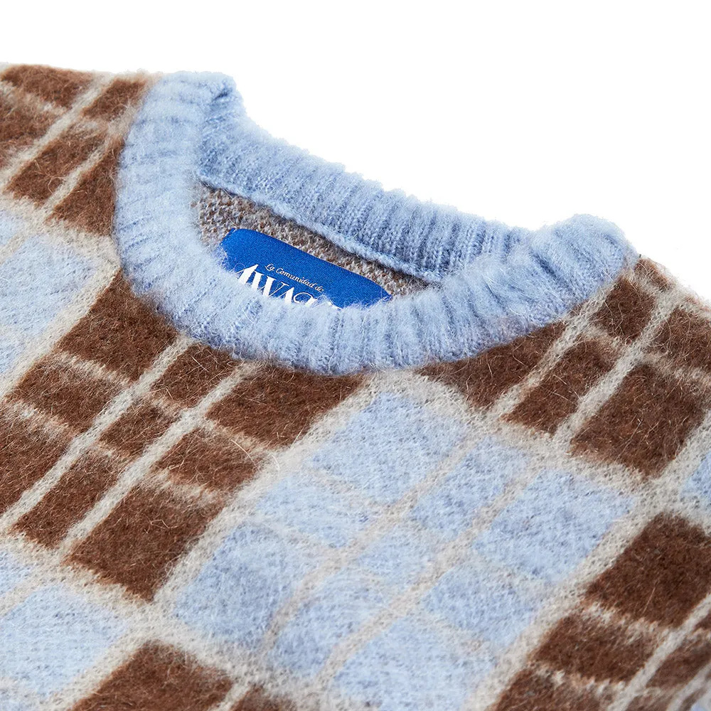 Awake NY Checkered Mohair Sweater