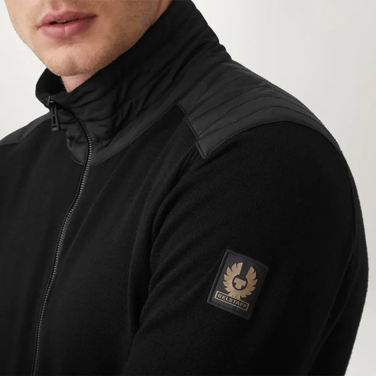 Belstaff - Kelby Full Zip Cardigan in Black