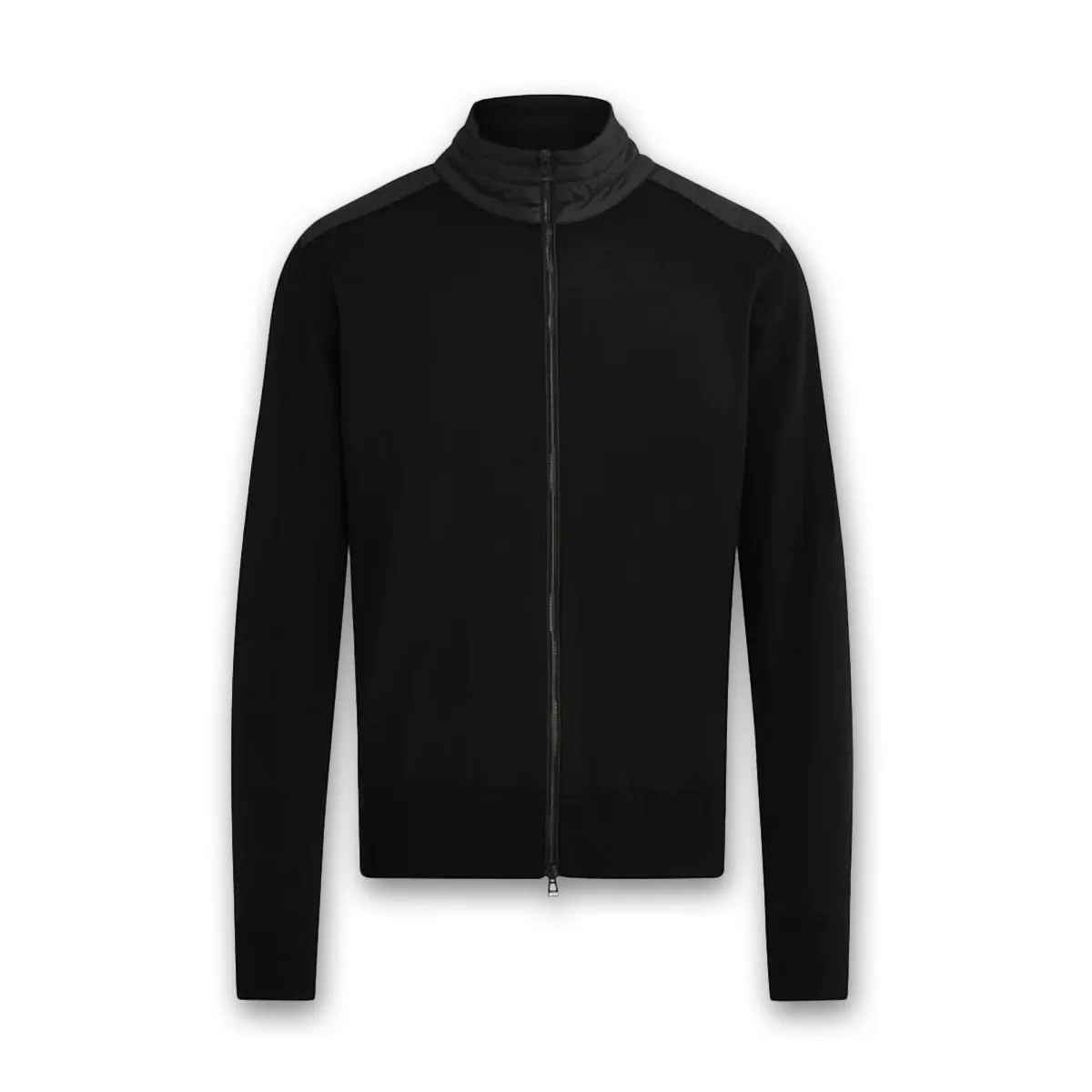 Belstaff - Kelby Full Zip Cardigan in Black