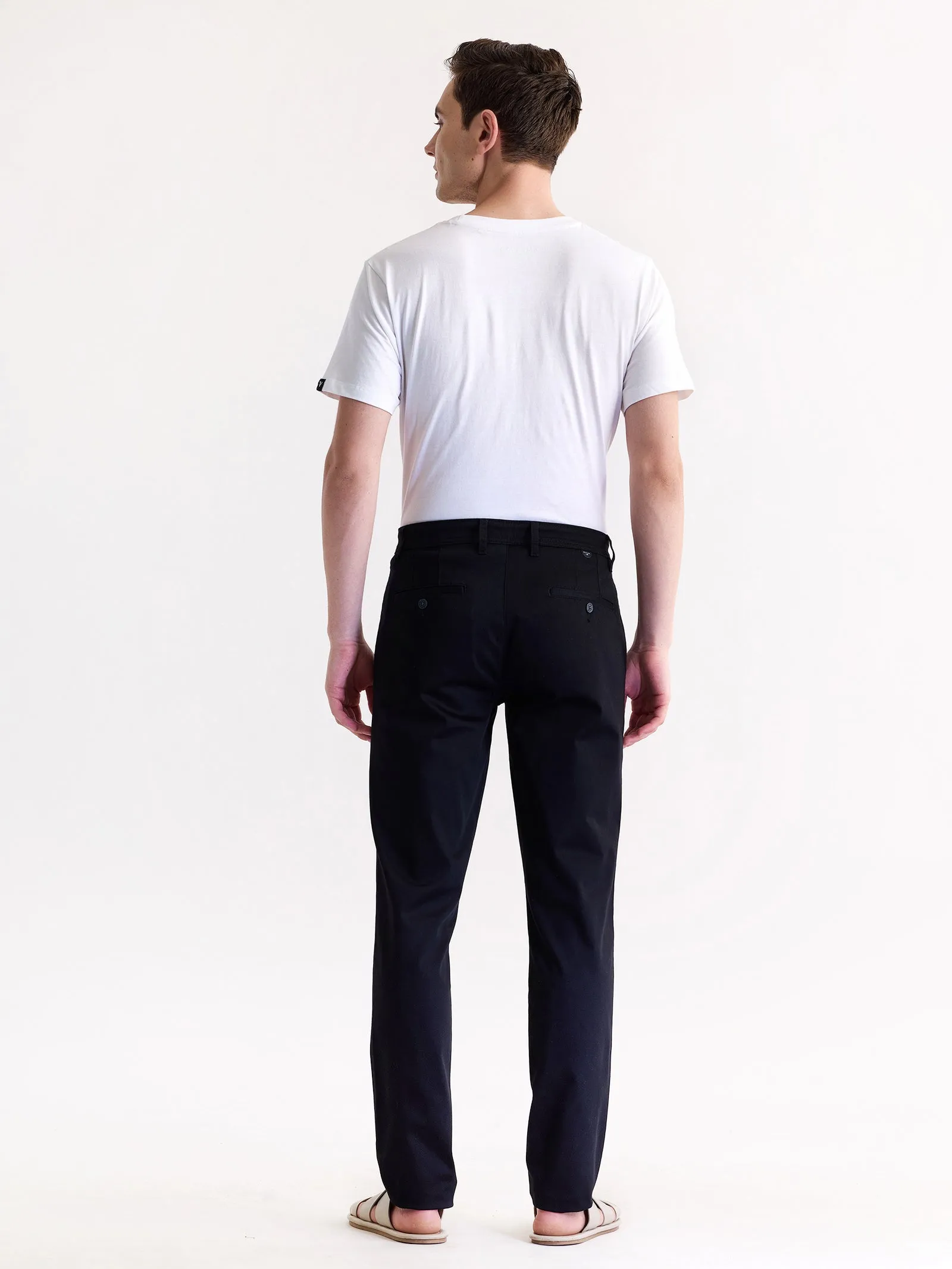 Black Stretch Slim Fit Trouser