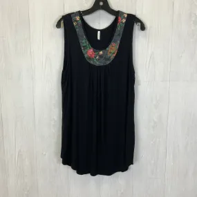 Black Top Sleeveless Clothes Mentor, Size 3