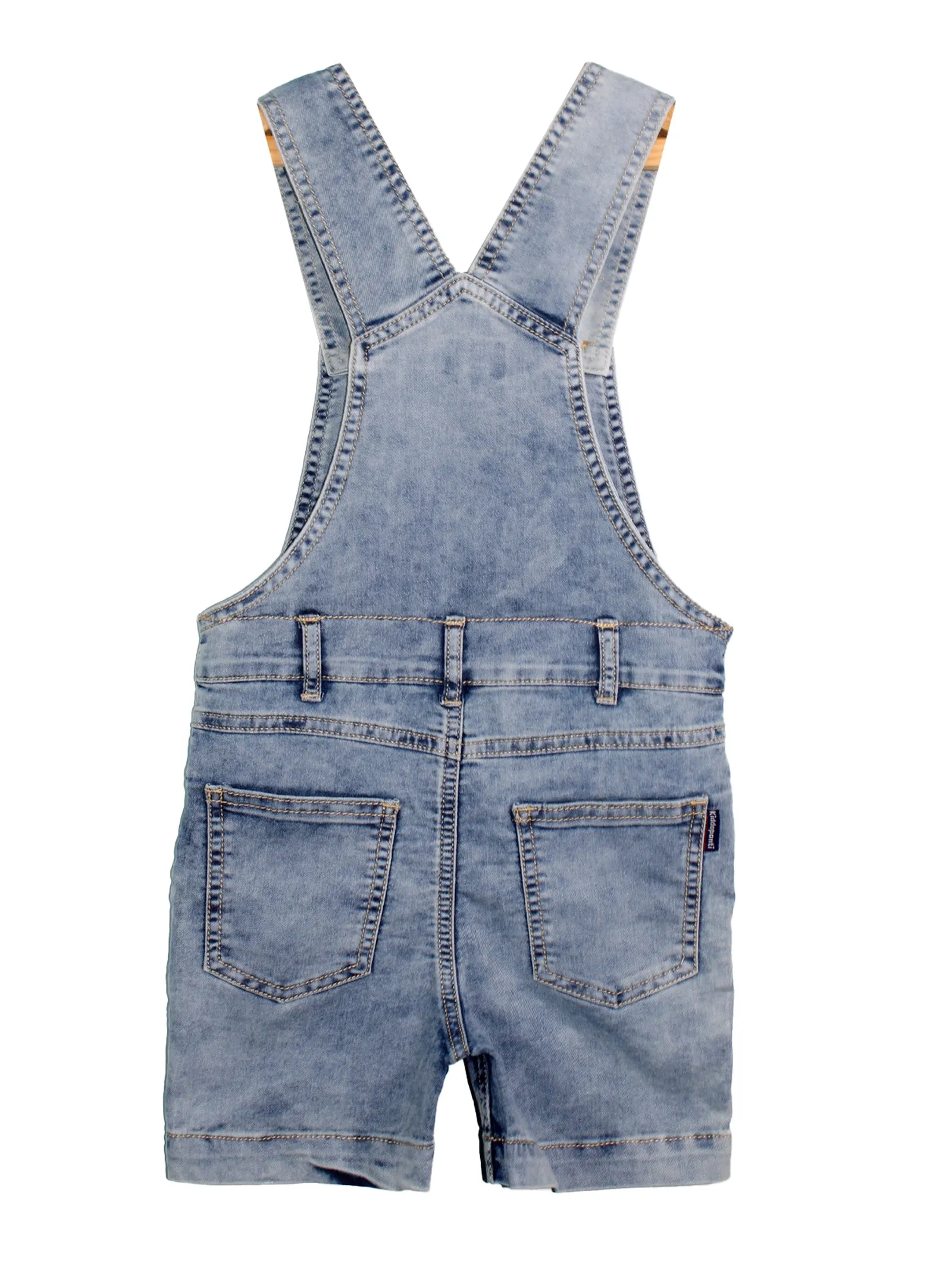 Boys Denim Dungaree Shorts