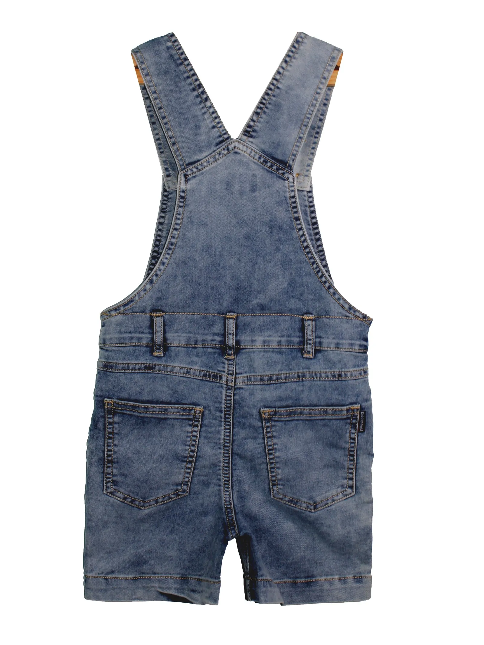 Boys Denim Dungaree Shorts