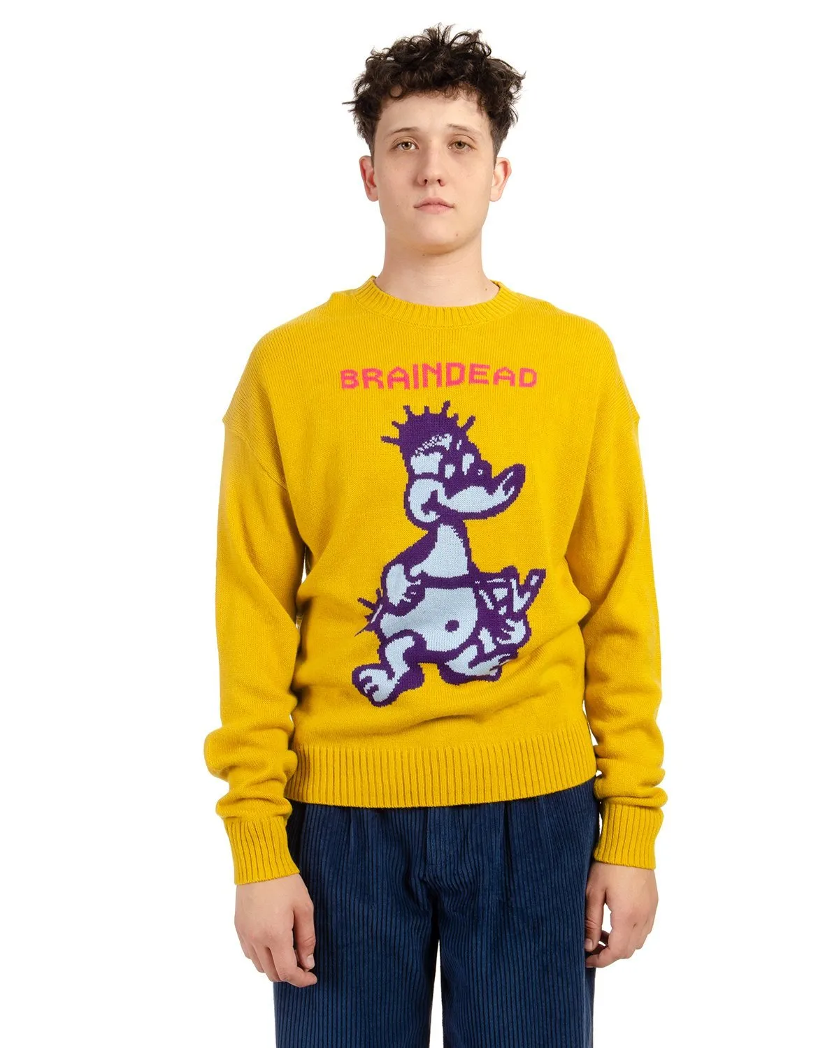 Brain Dead Slingshot Knit Sweatshirt