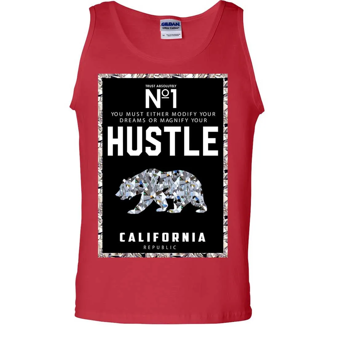 California Republic No. 1 Diamond Hustle Asst Colors Tank Top