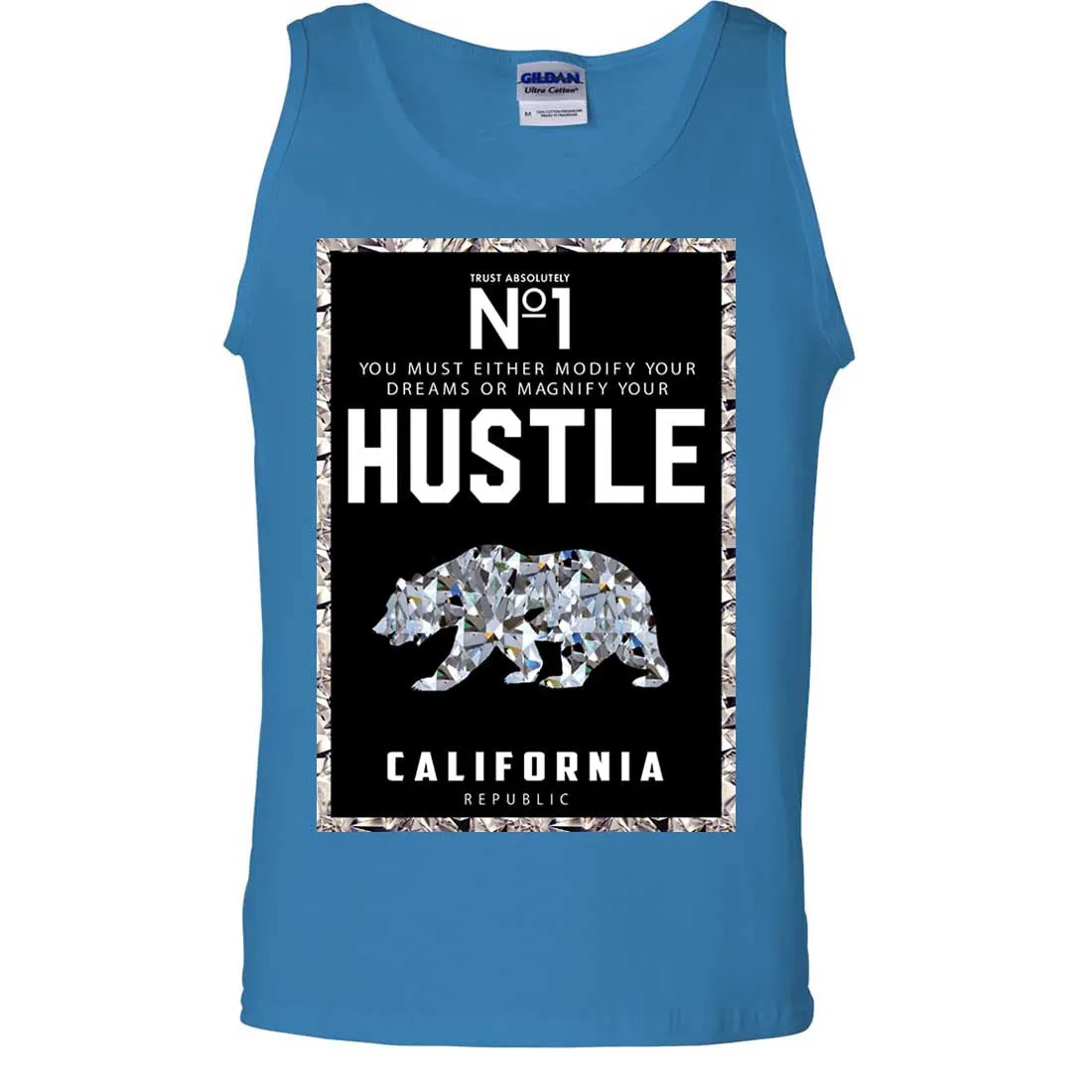 California Republic No. 1 Diamond Hustle Asst Colors Tank Top