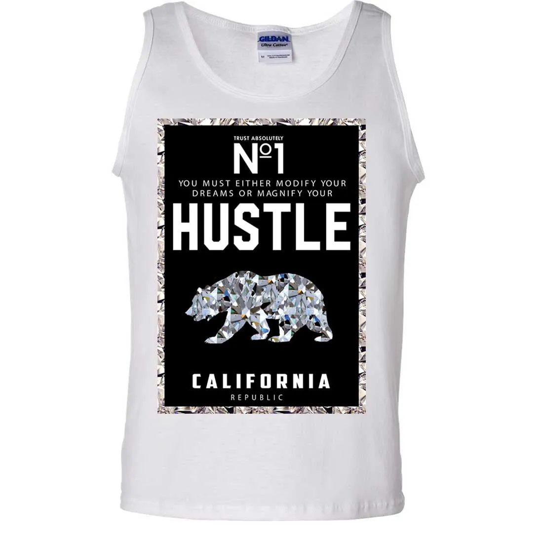 California Republic No. 1 Diamond Hustle Asst Colors Tank Top