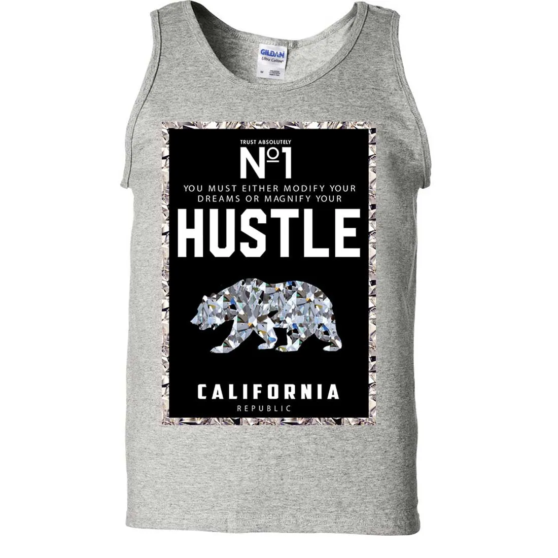 California Republic No. 1 Diamond Hustle Asst Colors Tank Top