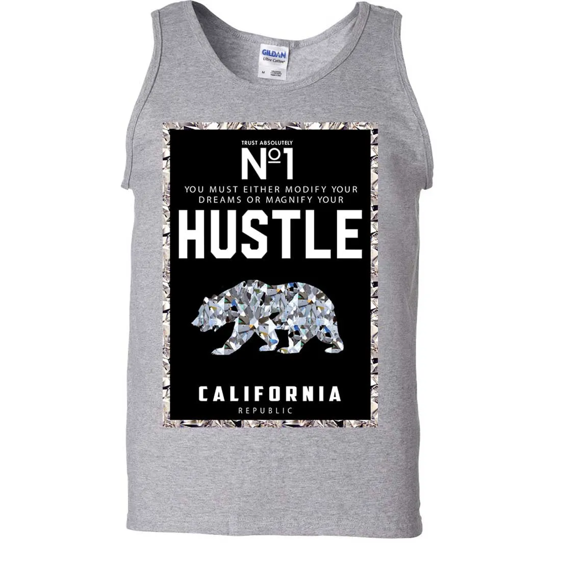 California Republic No. 1 Diamond Hustle Asst Colors Tank Top