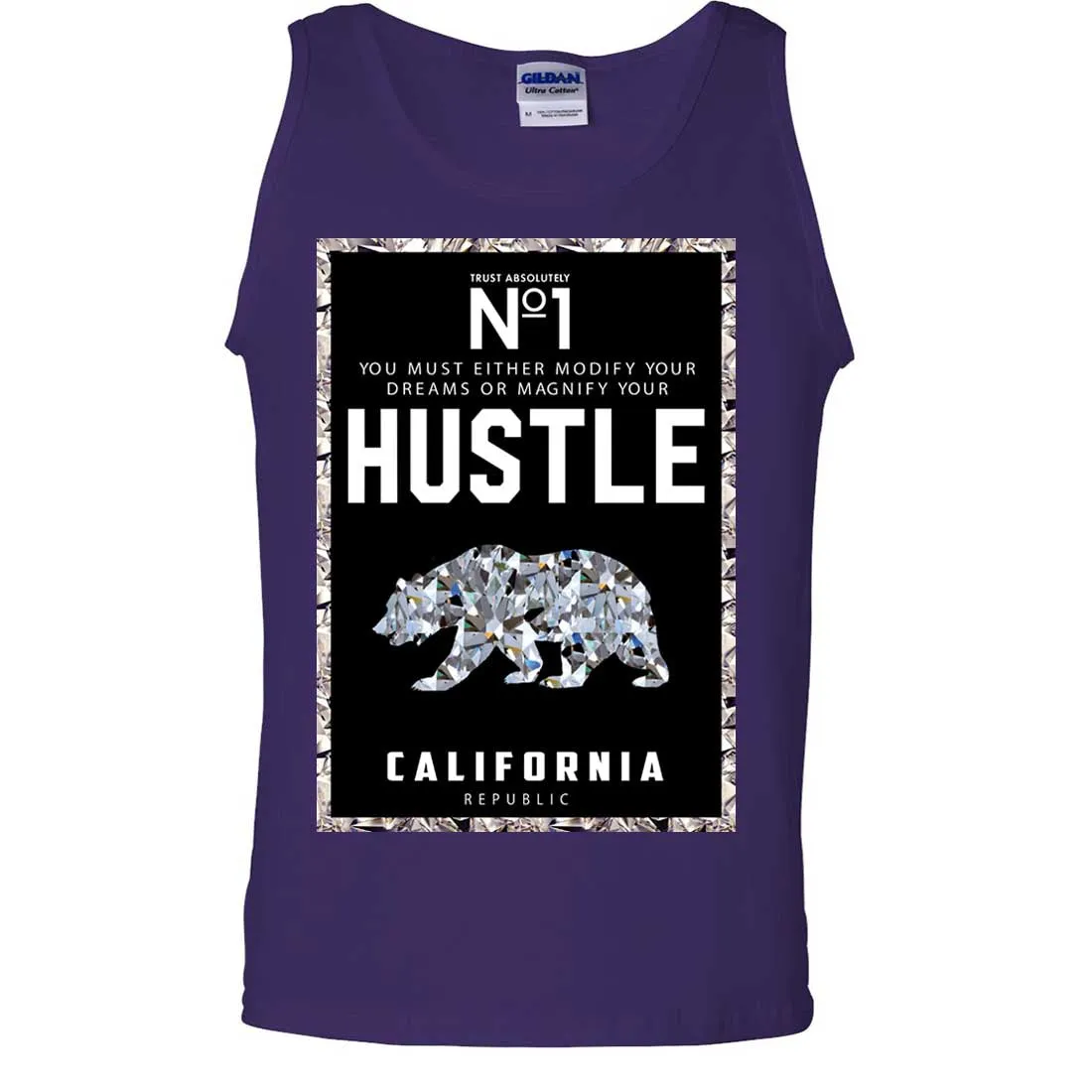 California Republic No. 1 Diamond Hustle Asst Colors Tank Top