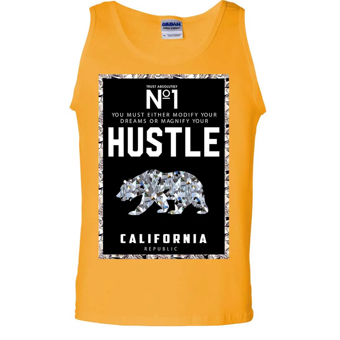 California Republic No. 1 Diamond Hustle Asst Colors Tank Top