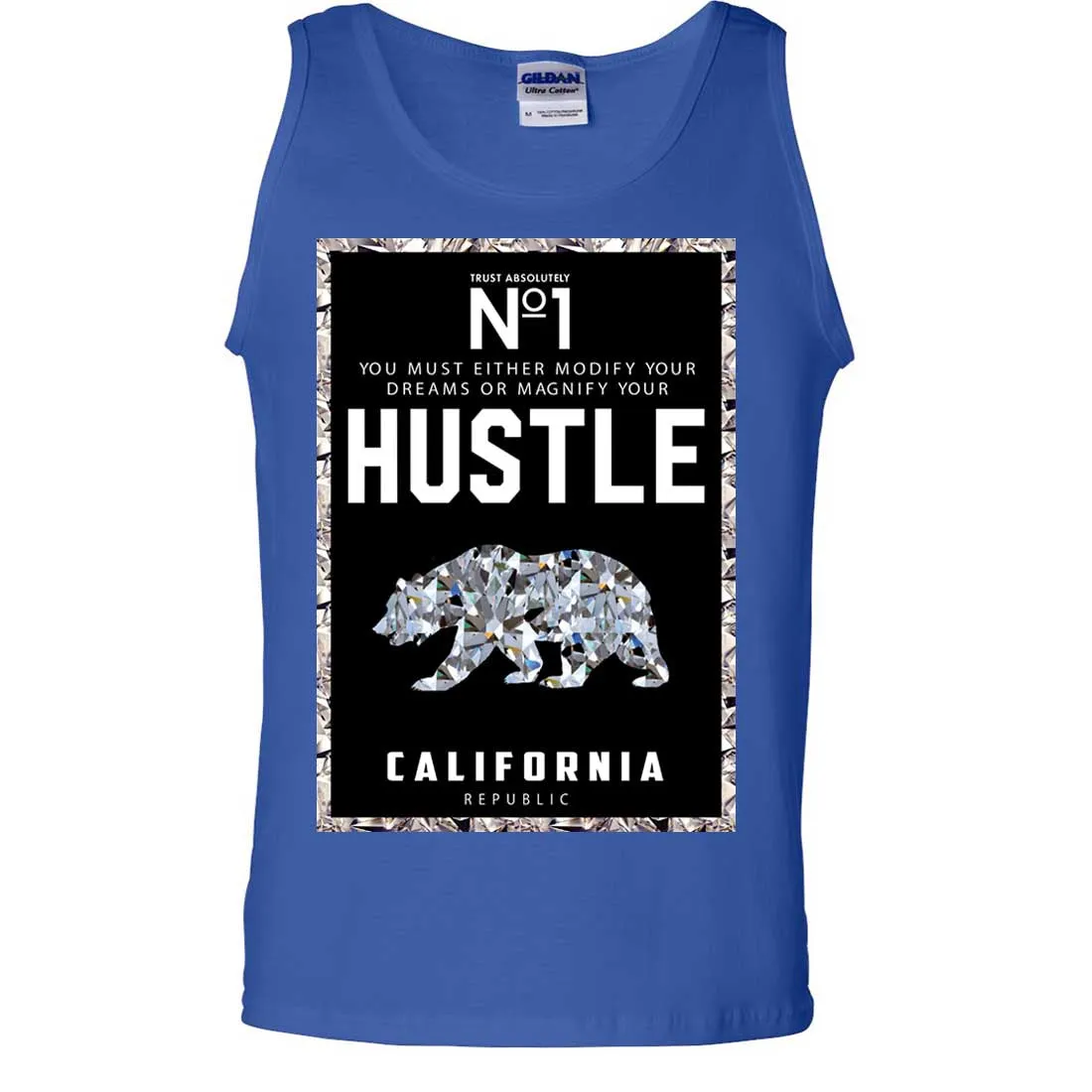 California Republic No. 1 Diamond Hustle Asst Colors Tank Top