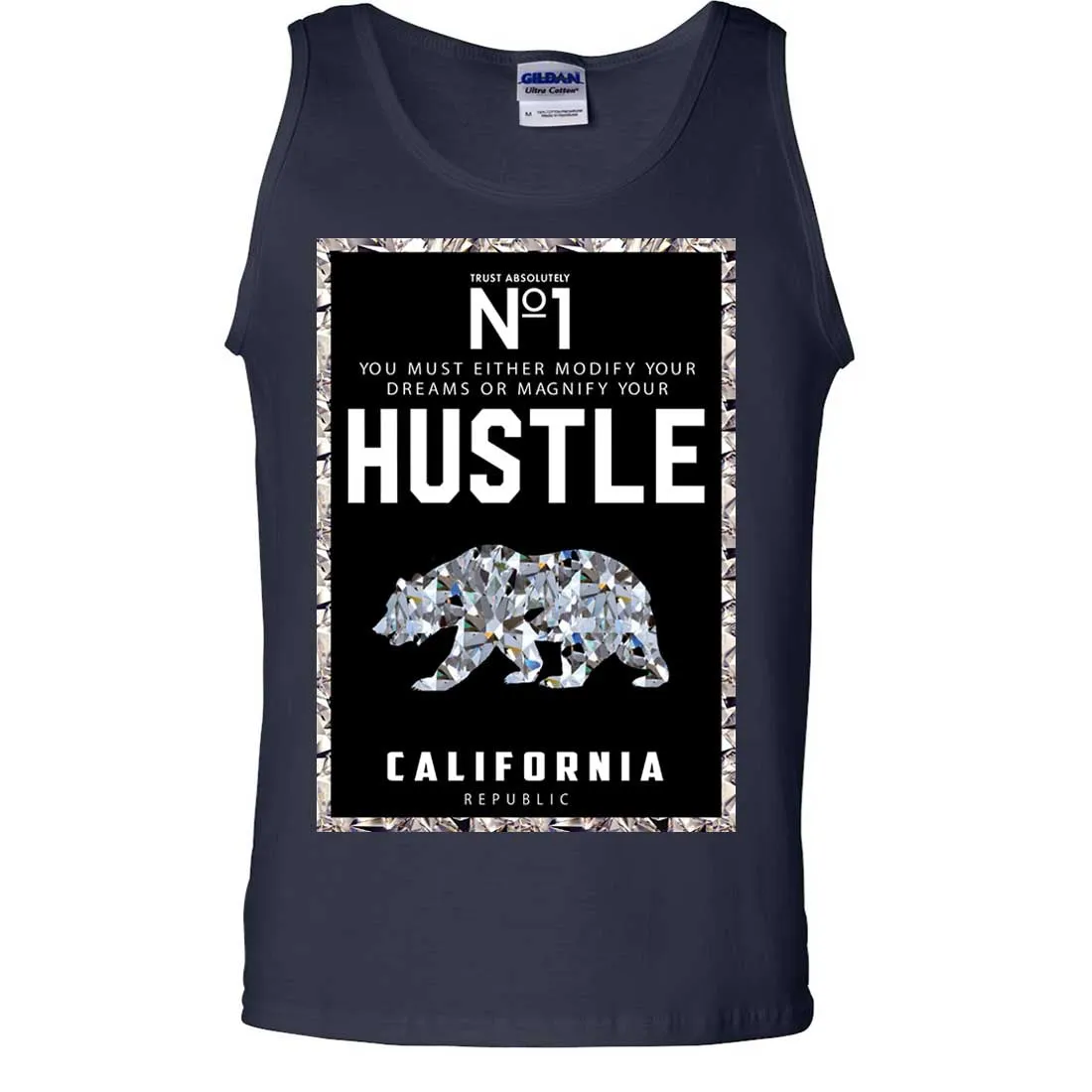 California Republic No. 1 Diamond Hustle Asst Colors Tank Top