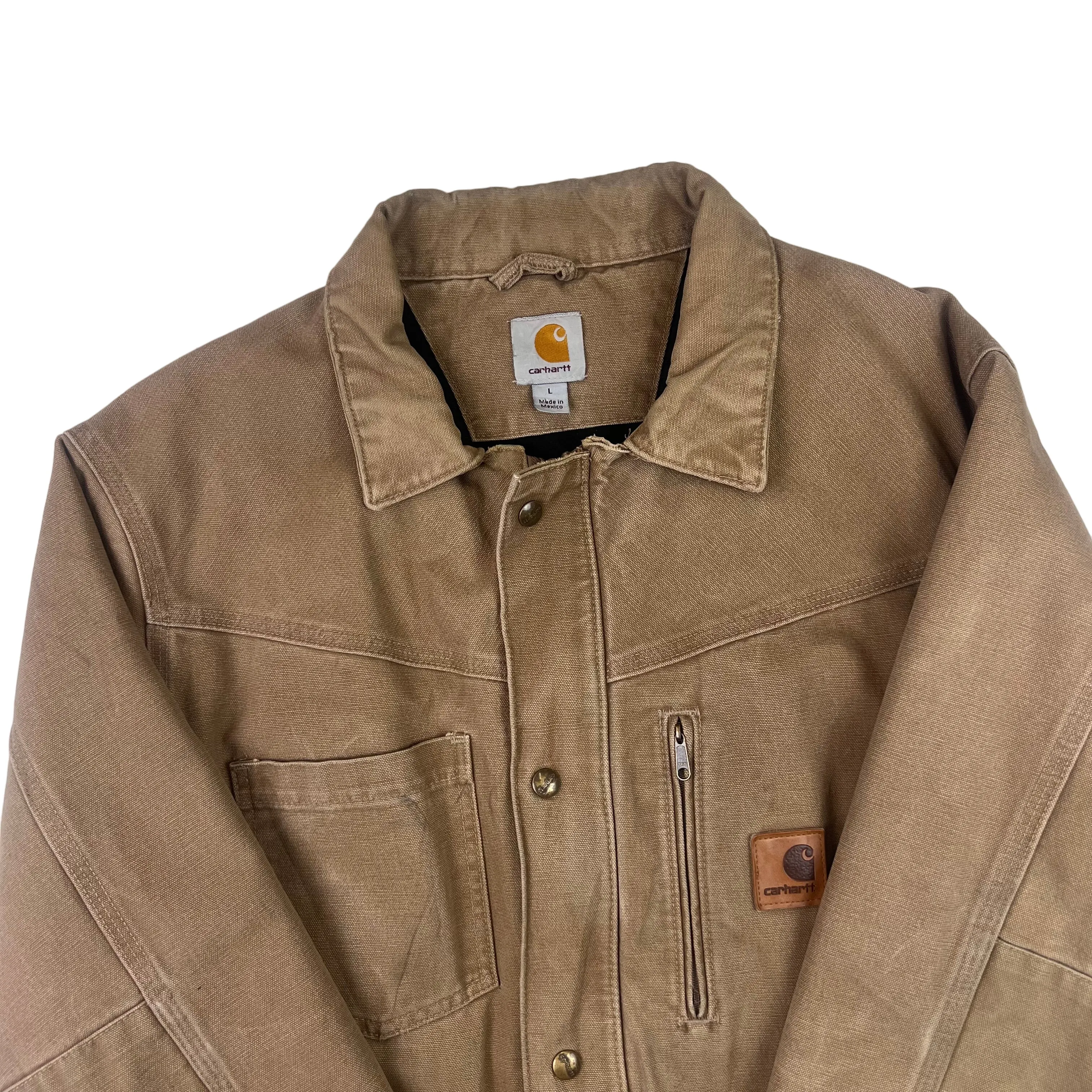 Carhartt Duck Rancher Quilted Lined Workwear Brown 100110-903