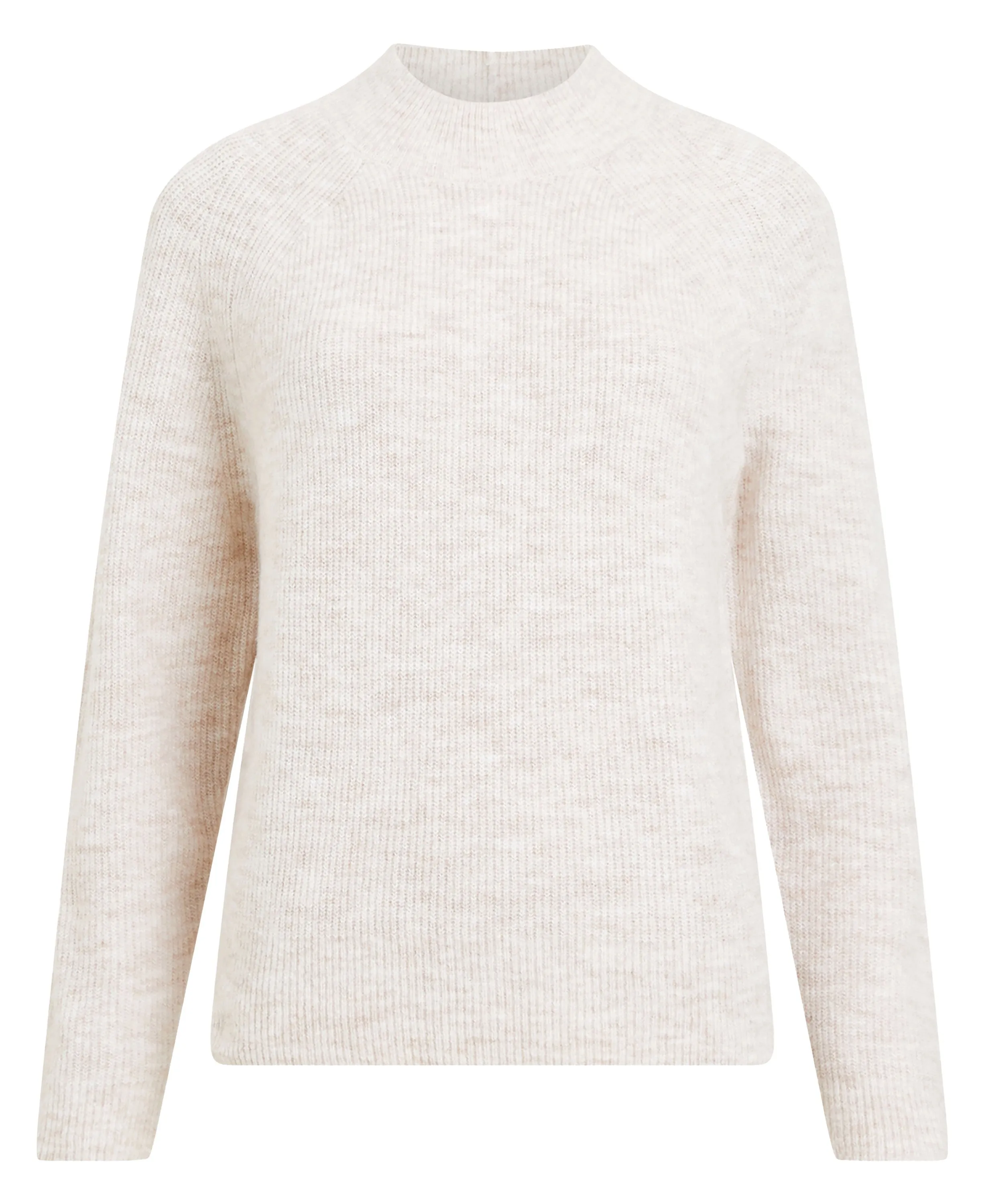 Carice Knit Crew Neck Jumper - Ecru