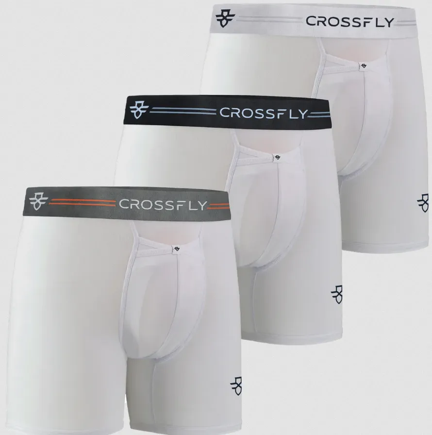 Crossfly Men's Ikon 6" Boxers TRIPLE PACK {CF-IKON6-TRIPLE}