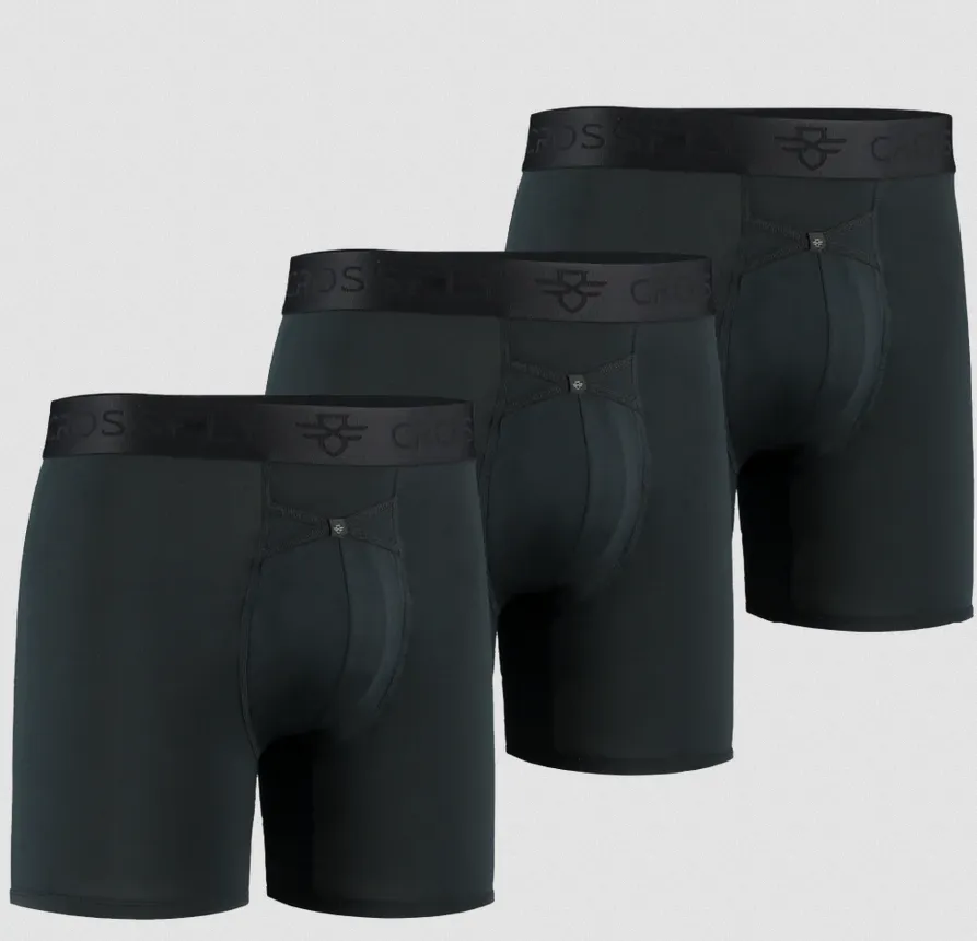 Crossfly Men's Ikon 6" Boxers TRIPLE PACK {CF-IKON6-TRIPLE}