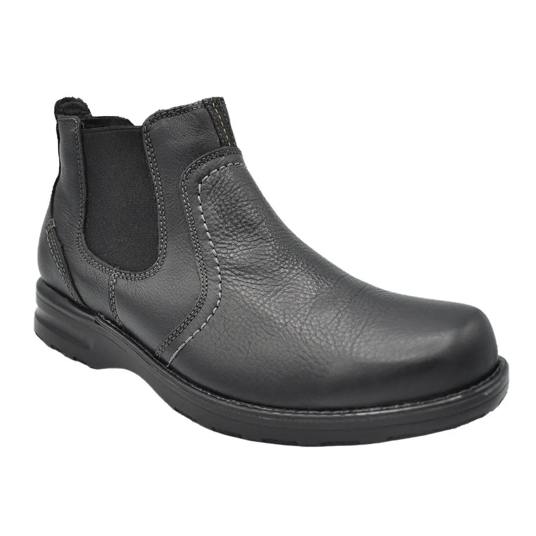 Gavel Paolo Lambskin Black Leather Boots