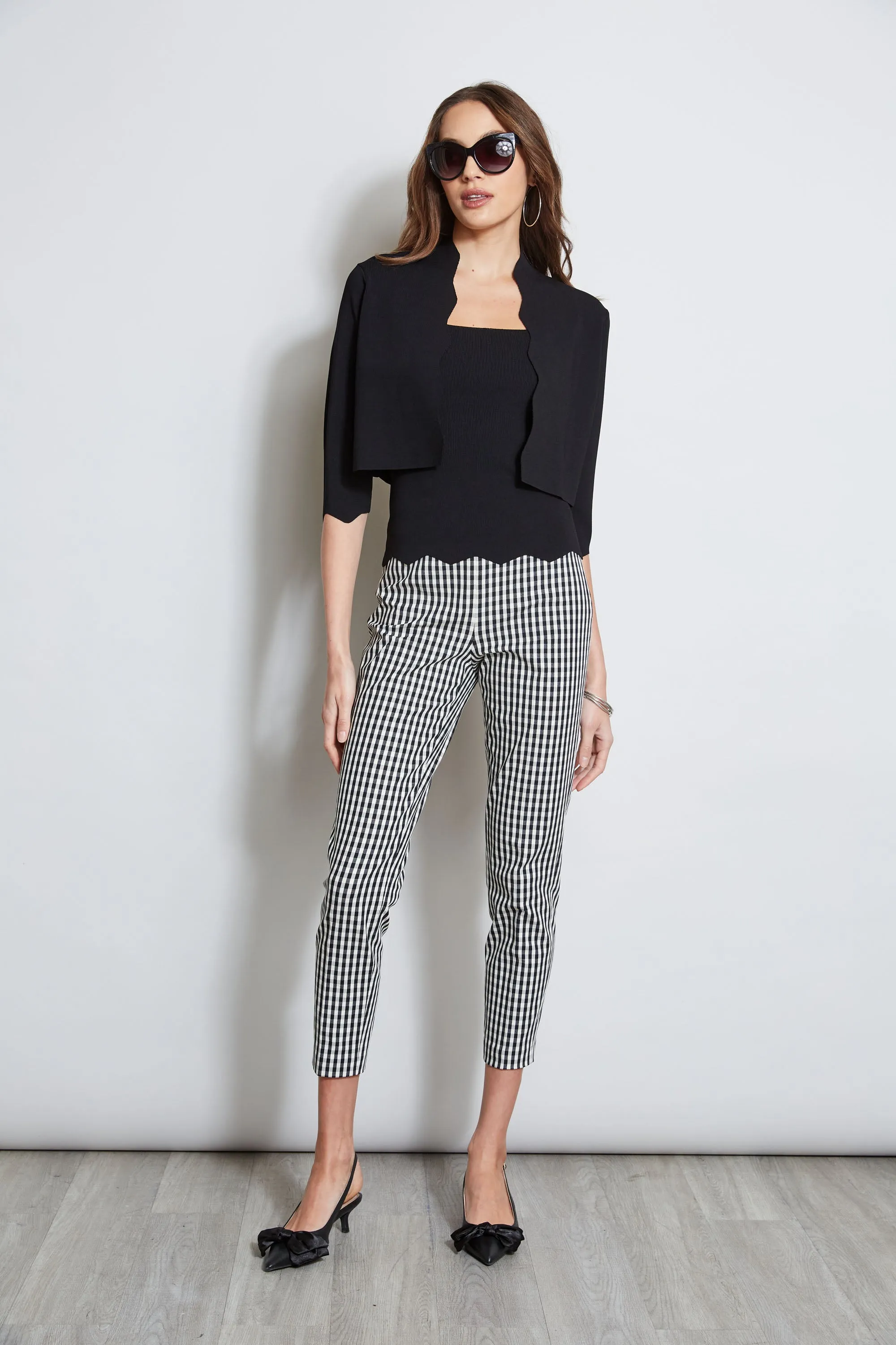 Gingham Skinny Pant