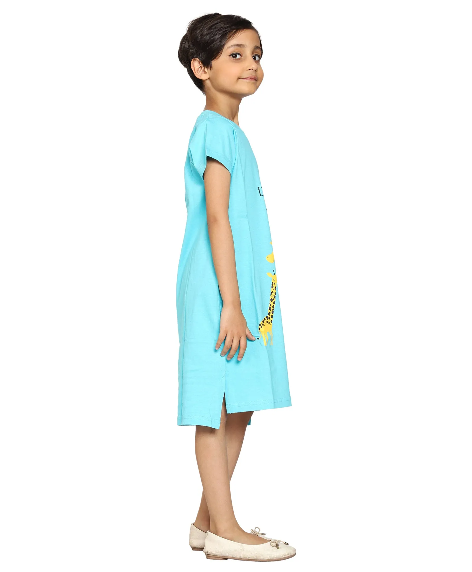 Girl's Printed Night Dress