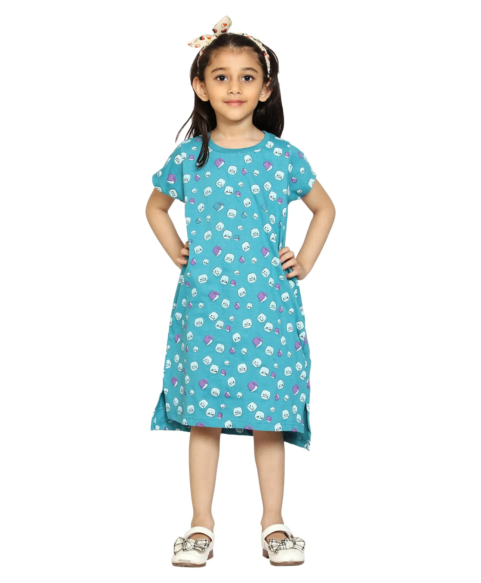 Girl's Printed Night Dress