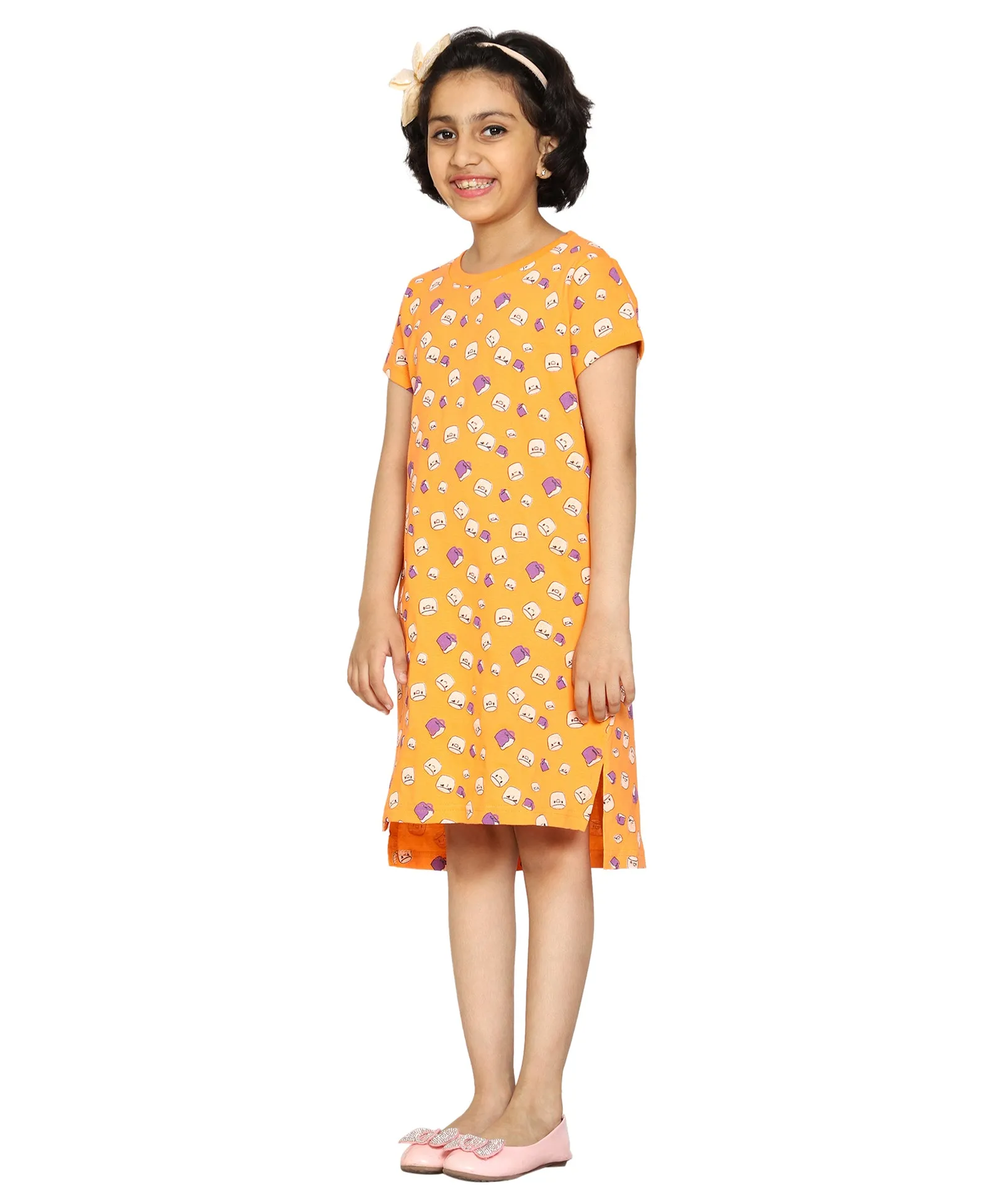 Girl's Printed Night Dress