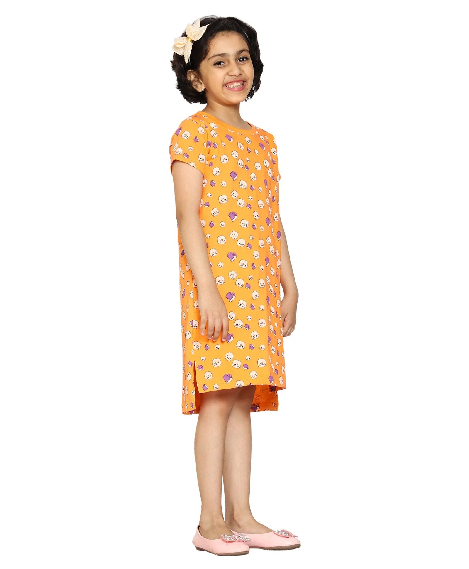 Girl's Printed Night Dress