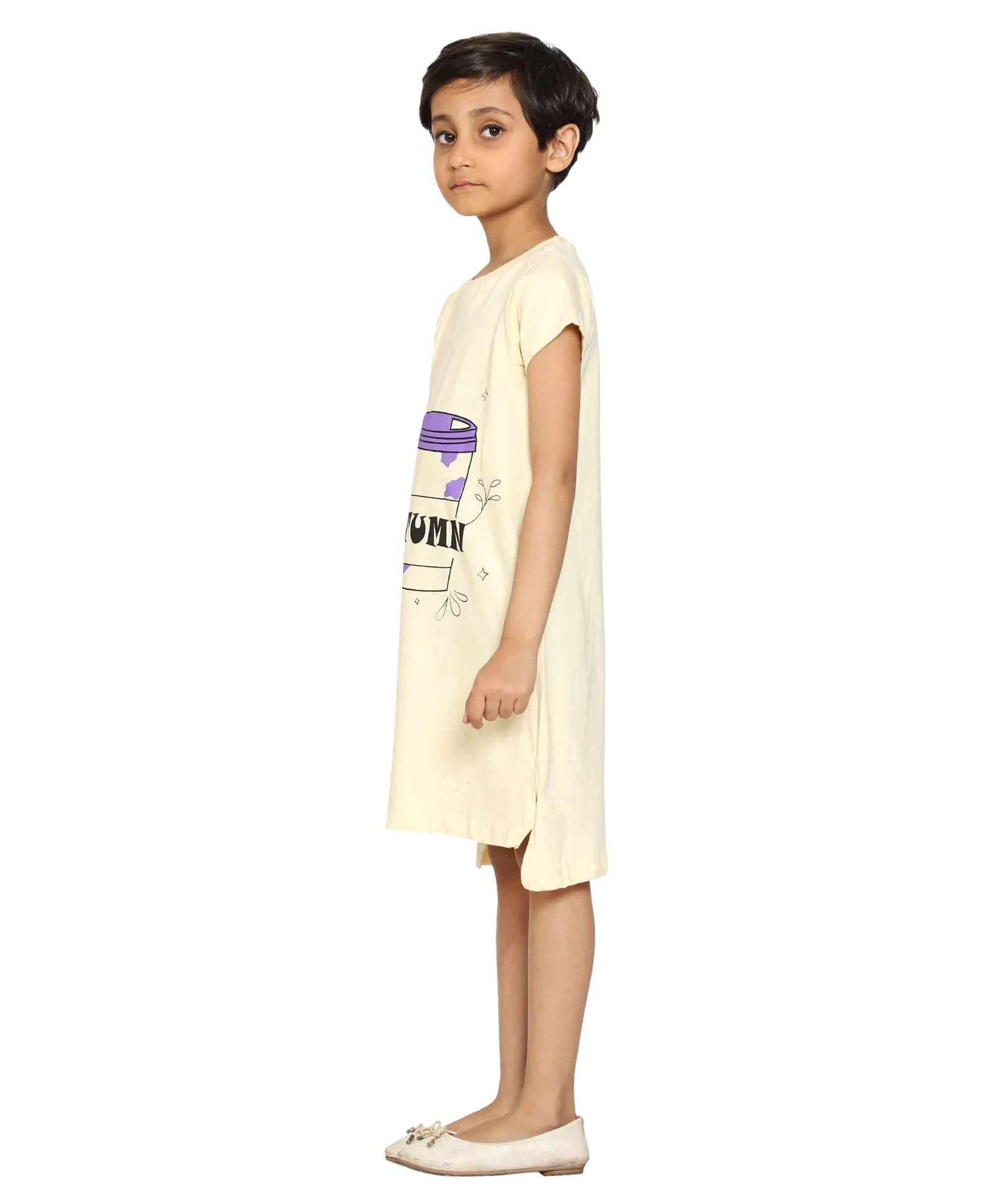 Girl's Printed Night Dress