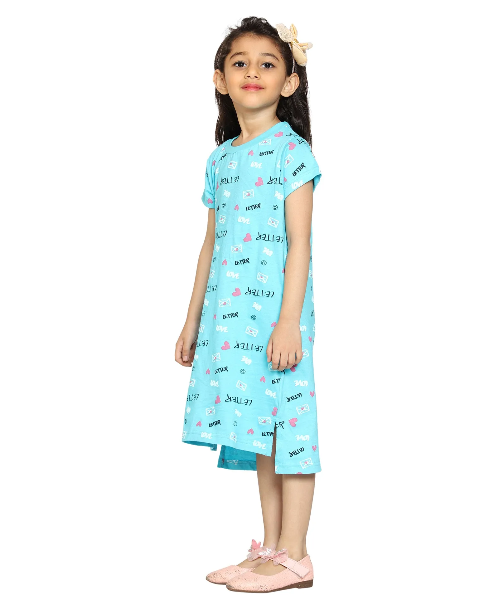 Girl's Printed Night Dress