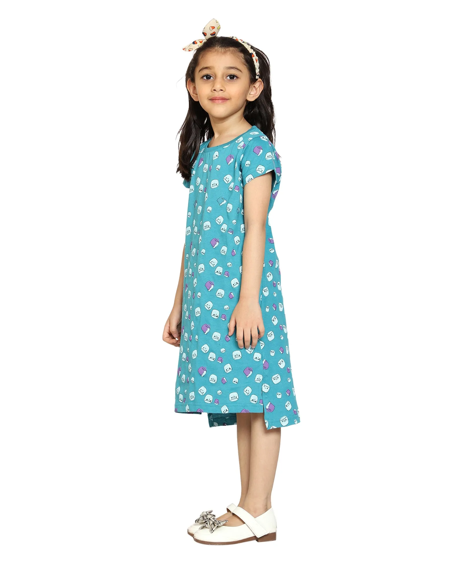 Girl's Printed Night Dress