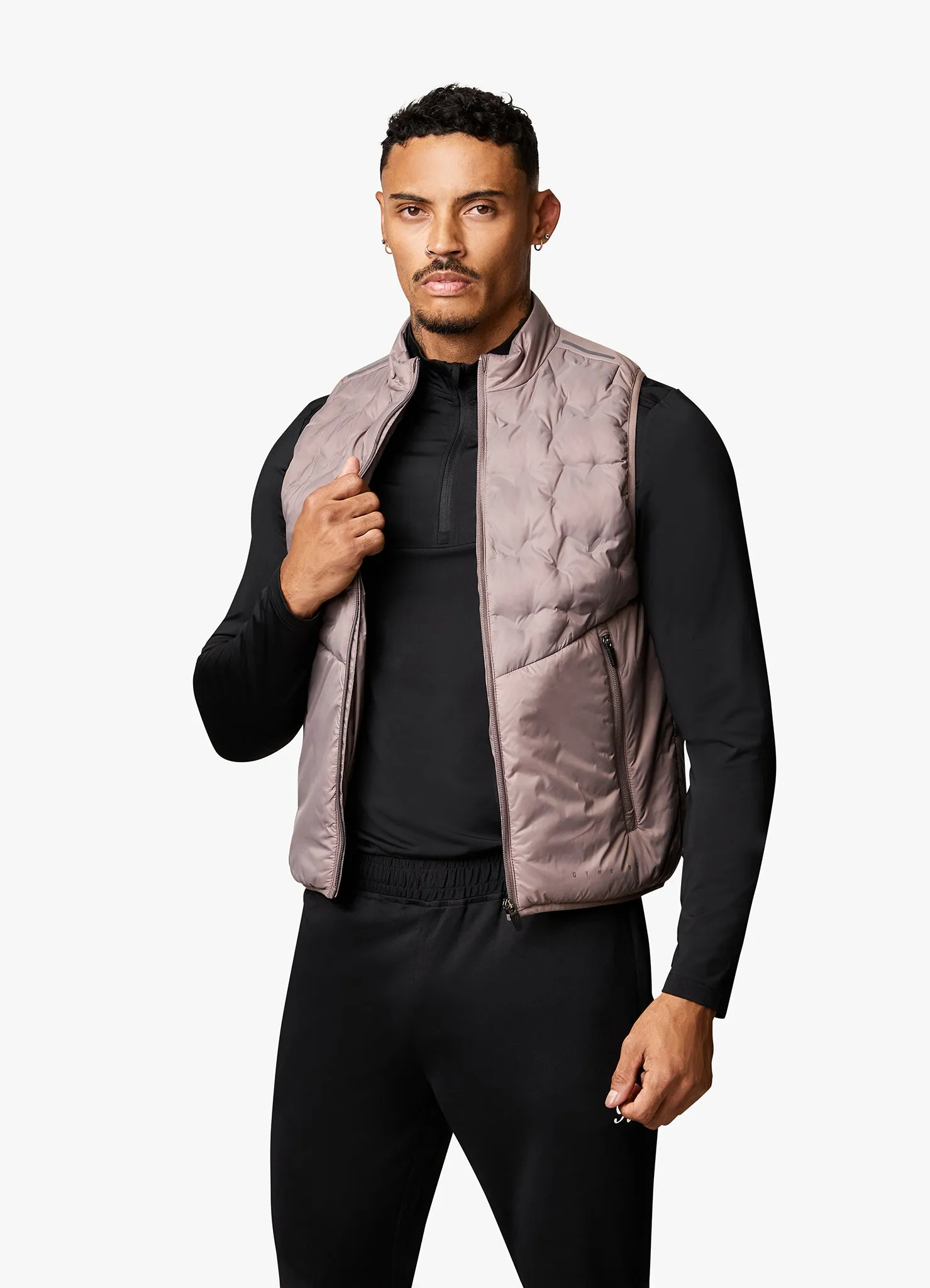 Gym King Heat Sealed Tech Gilet - Iron