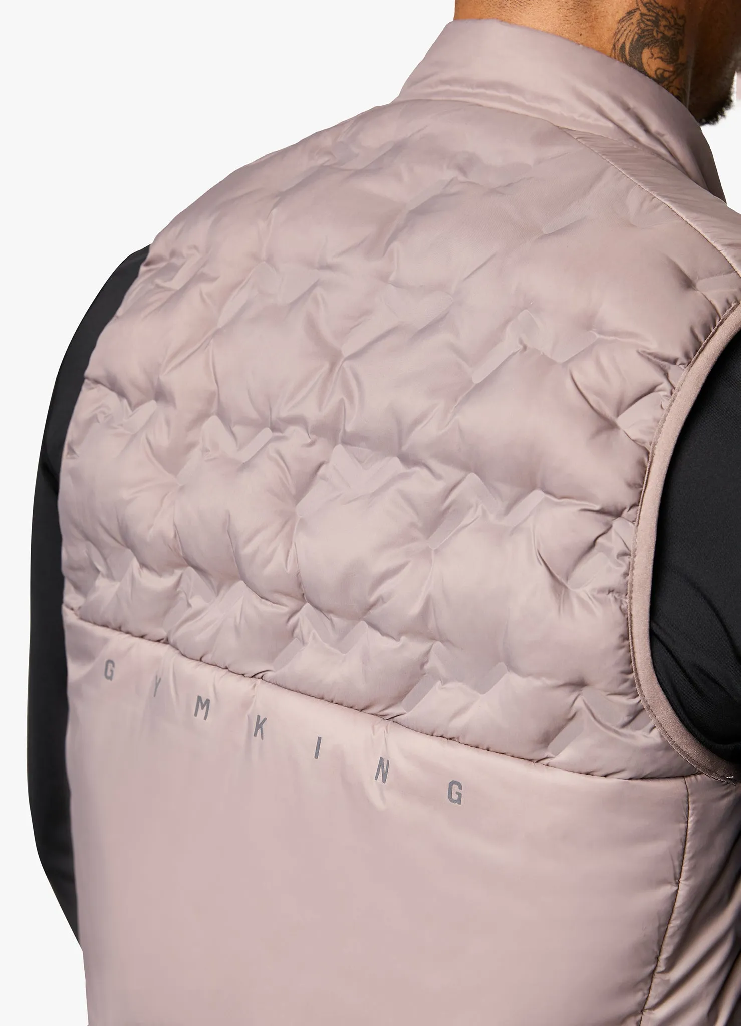 Gym King Heat Sealed Tech Gilet - Iron