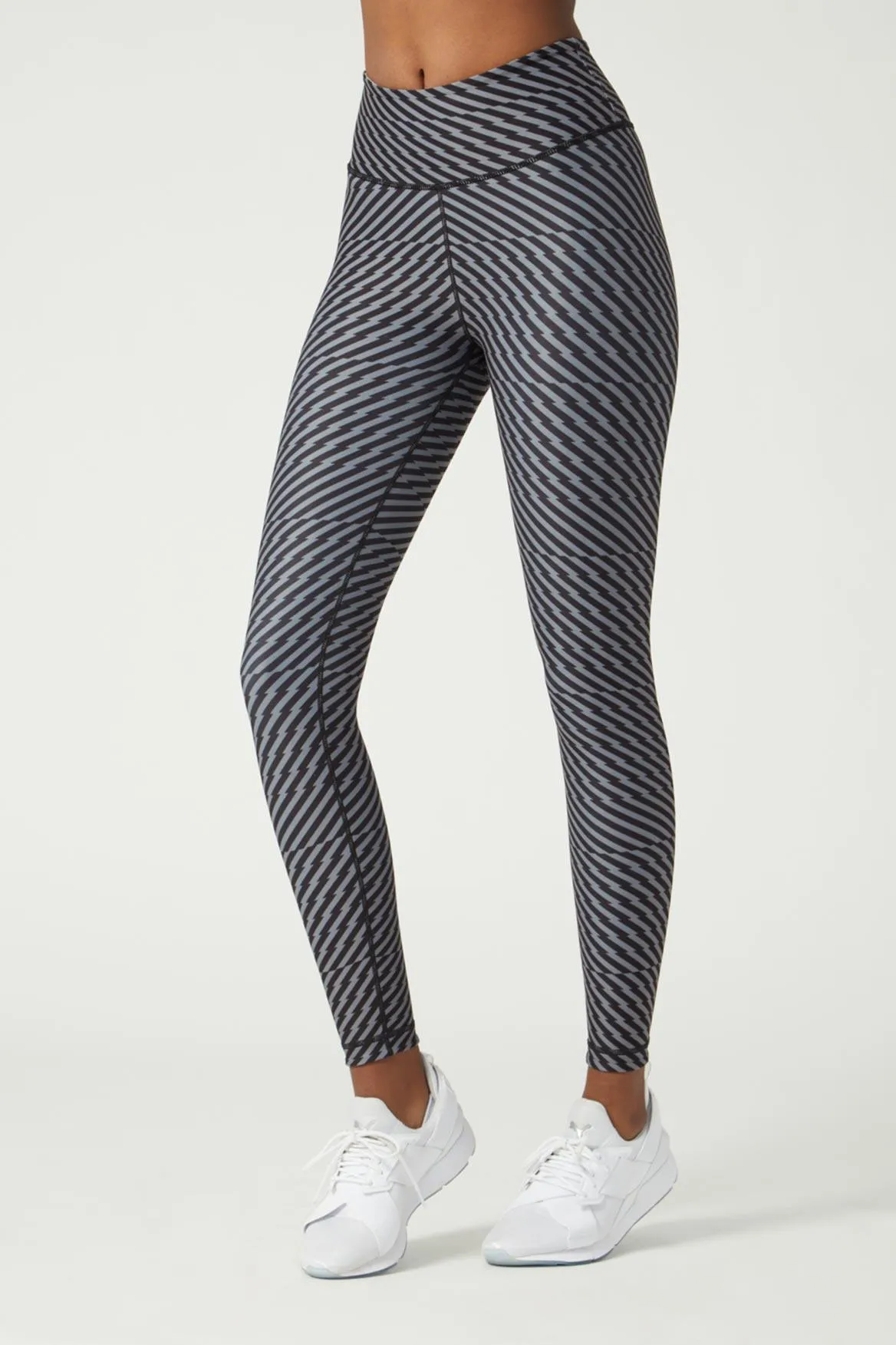 High Waist Reversible Legging Zig Zag