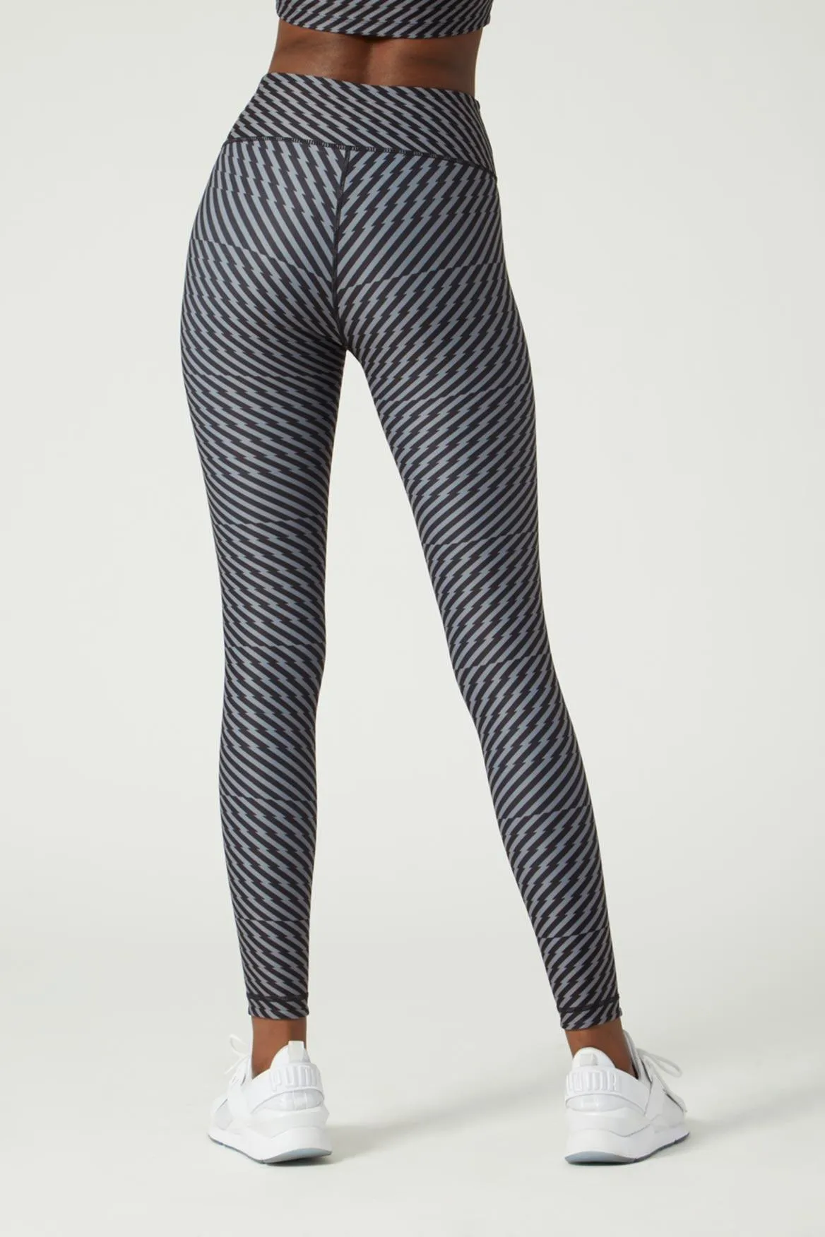 High Waist Reversible Legging Zig Zag