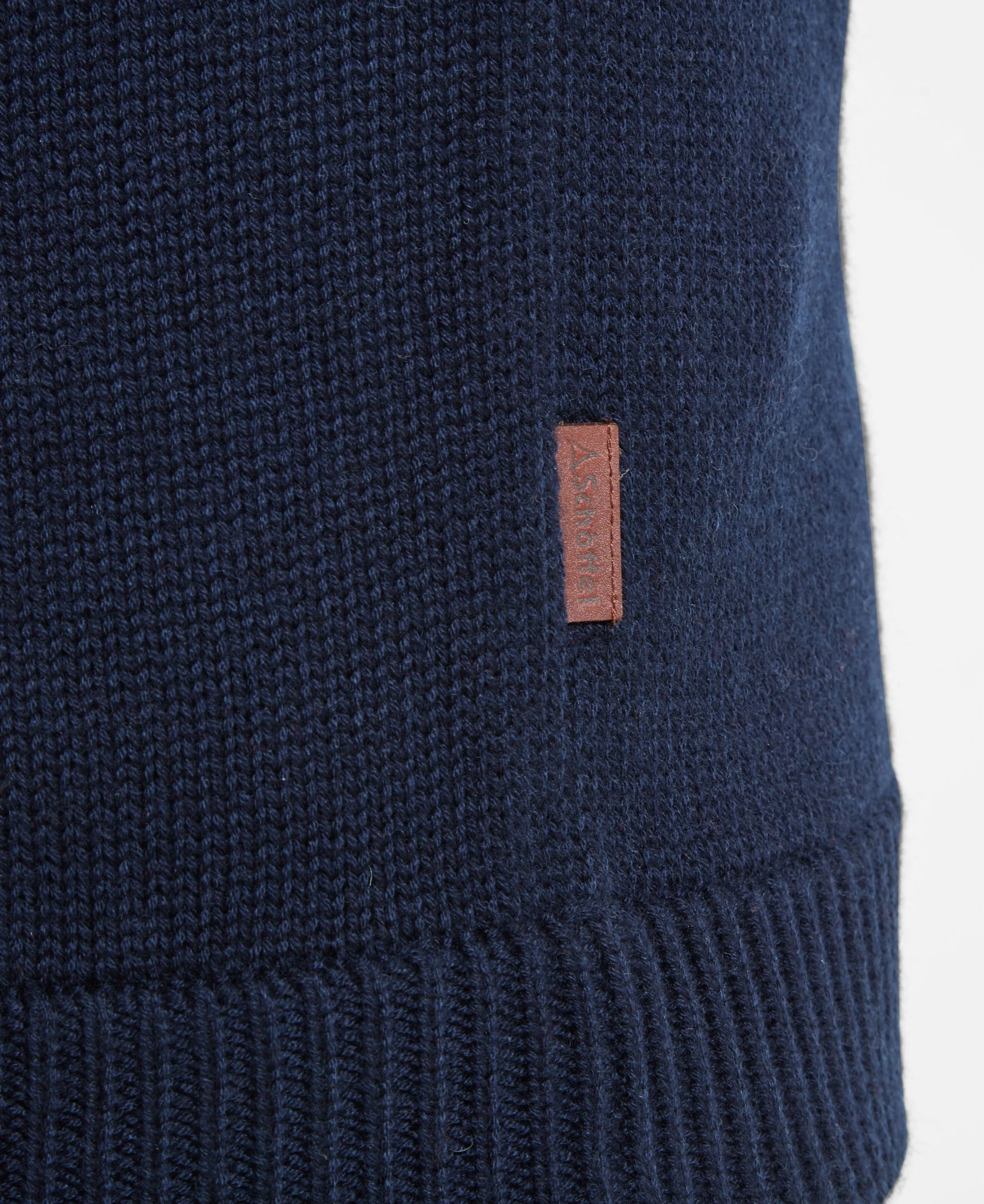 Kenmore Lambswool Mix Jumper - Navy