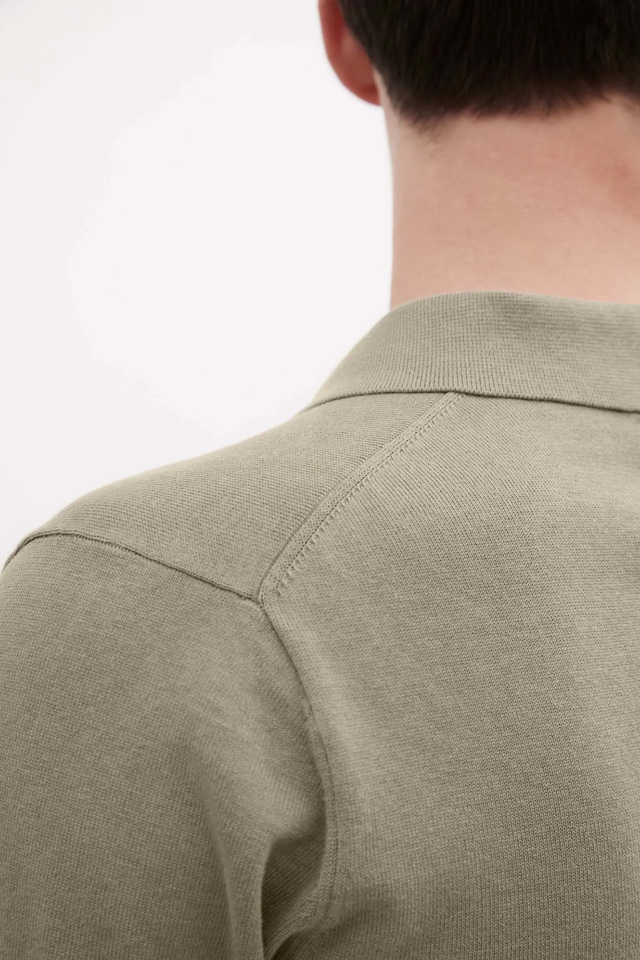 Leif Cotton Linen Polo - Clay