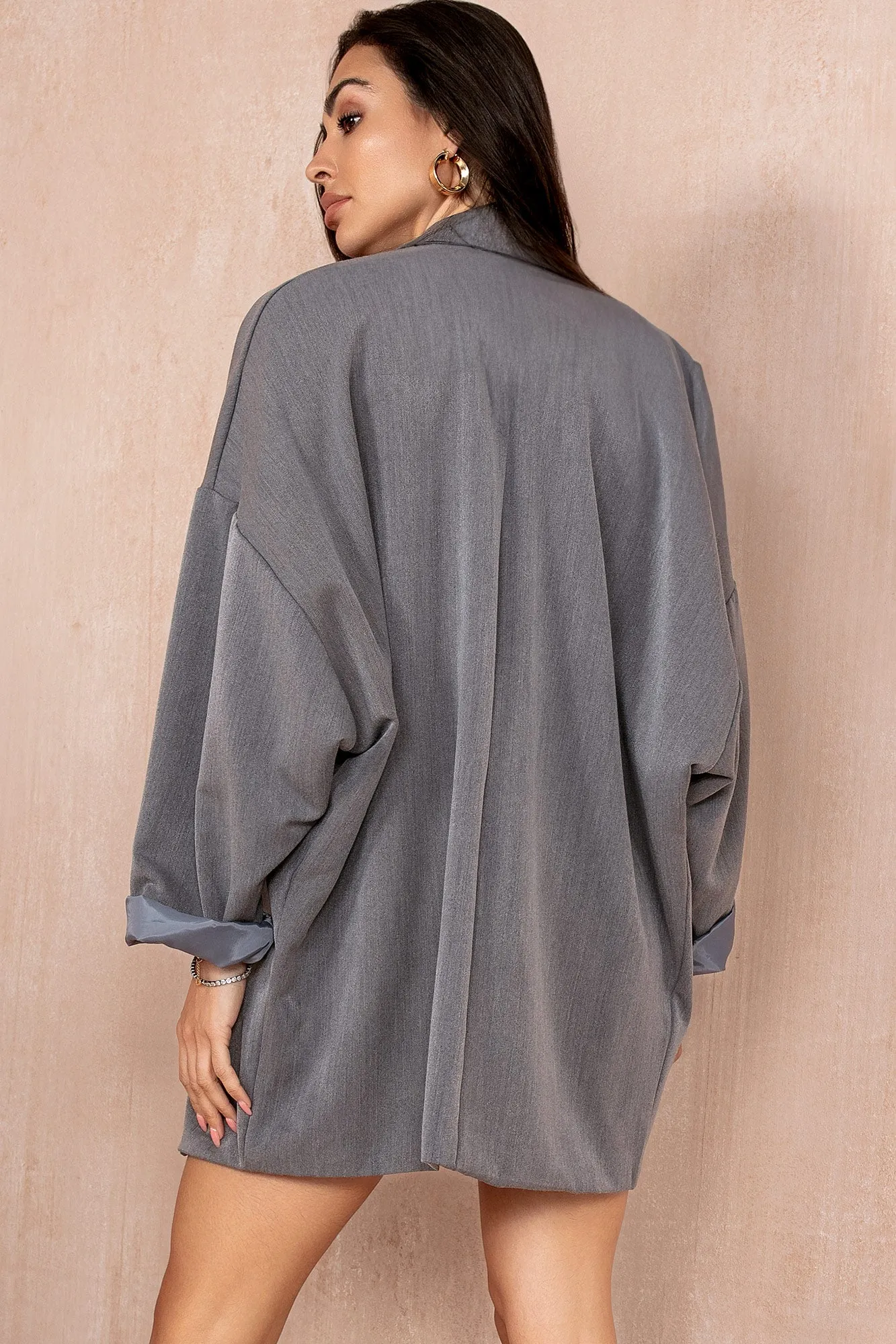 Lennie Grey Oversized Blazer