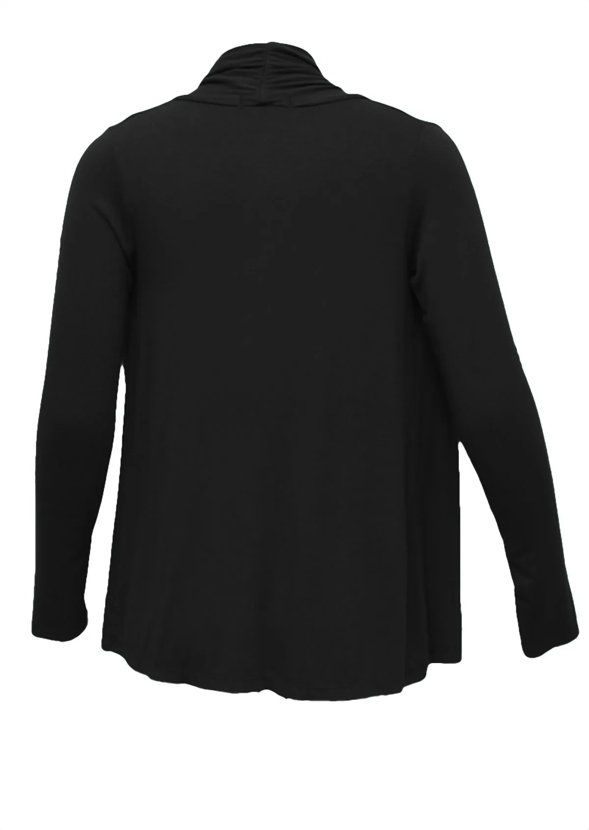 Long Sleeve Stretch Cardi Black