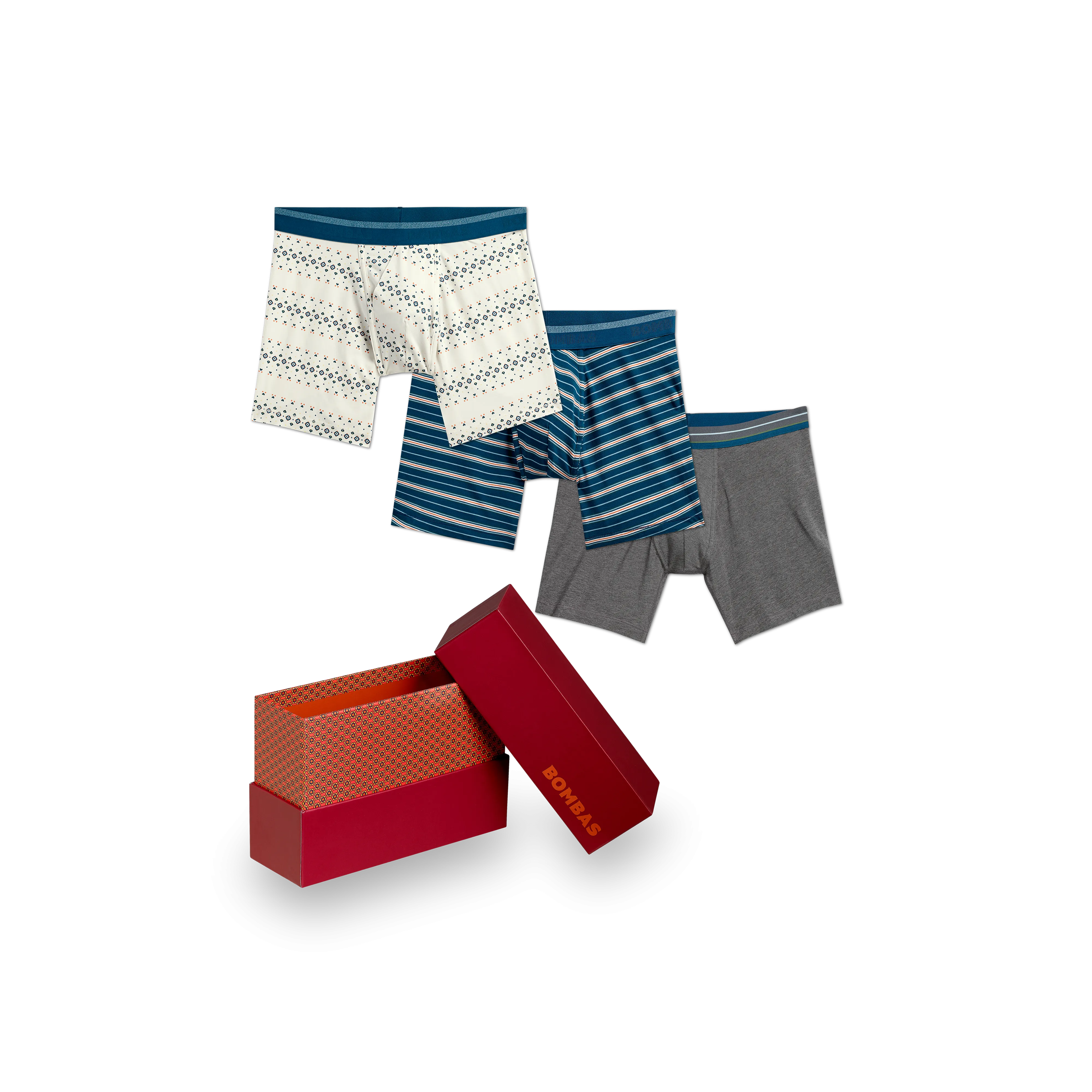 Men's Cotton Modal Blend Boxer Brief Gift Box